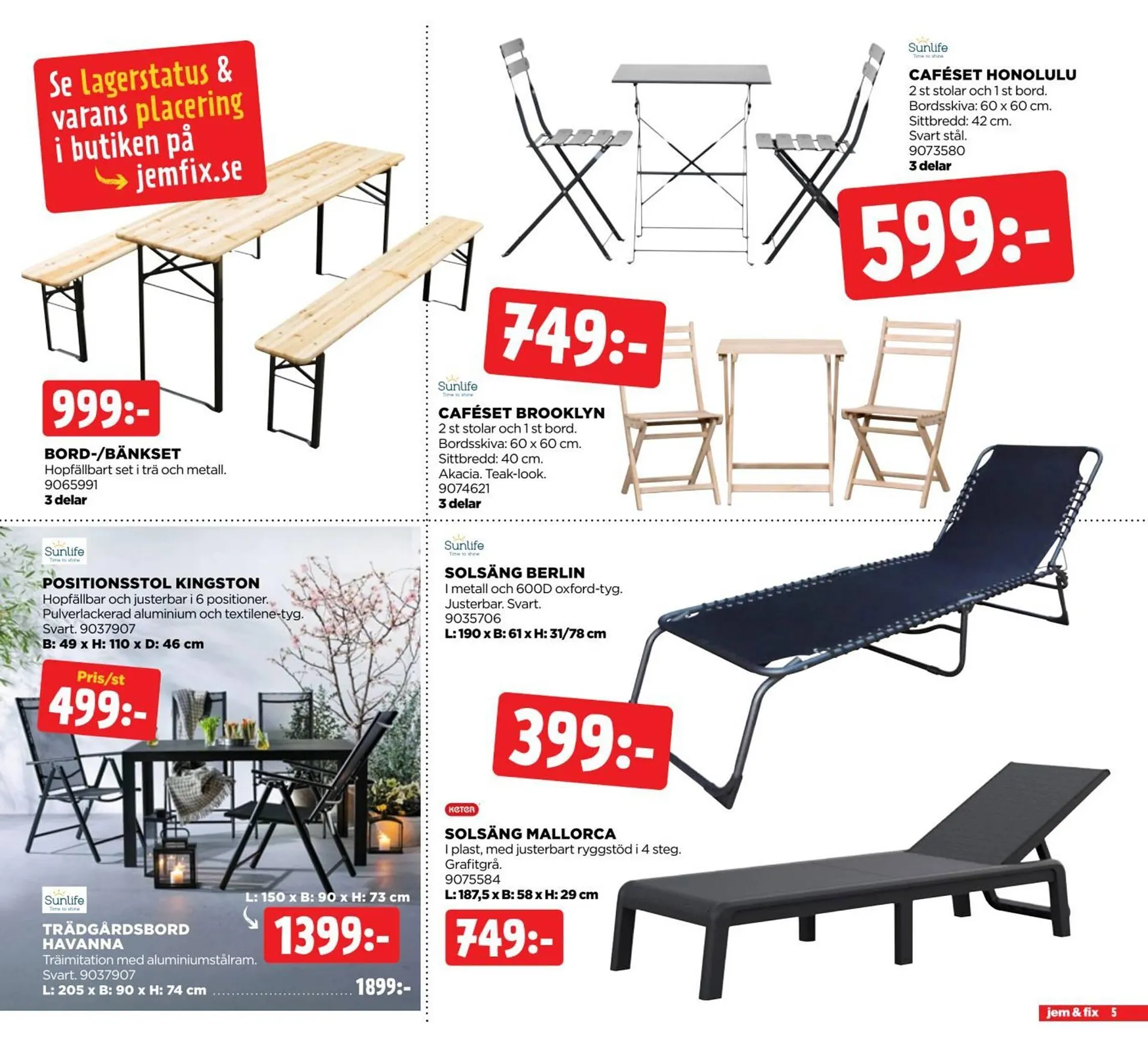 Jem&Fix reklamblad från 6 april till 20 april 2026 - Reklamblad sidor 5