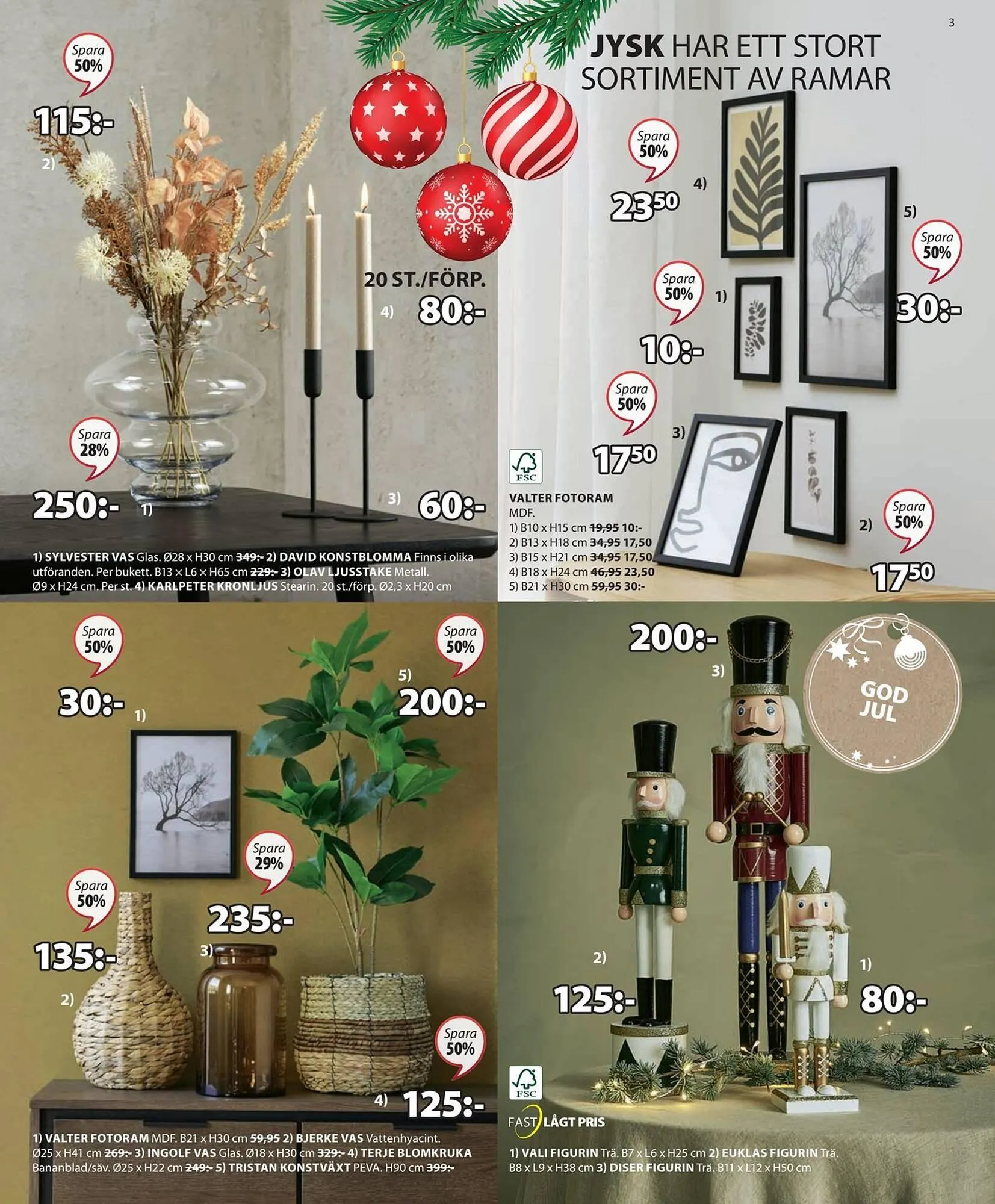 JYSK reklamblad från 3 december till 17 december 2023 - Reklamblad sidor 3