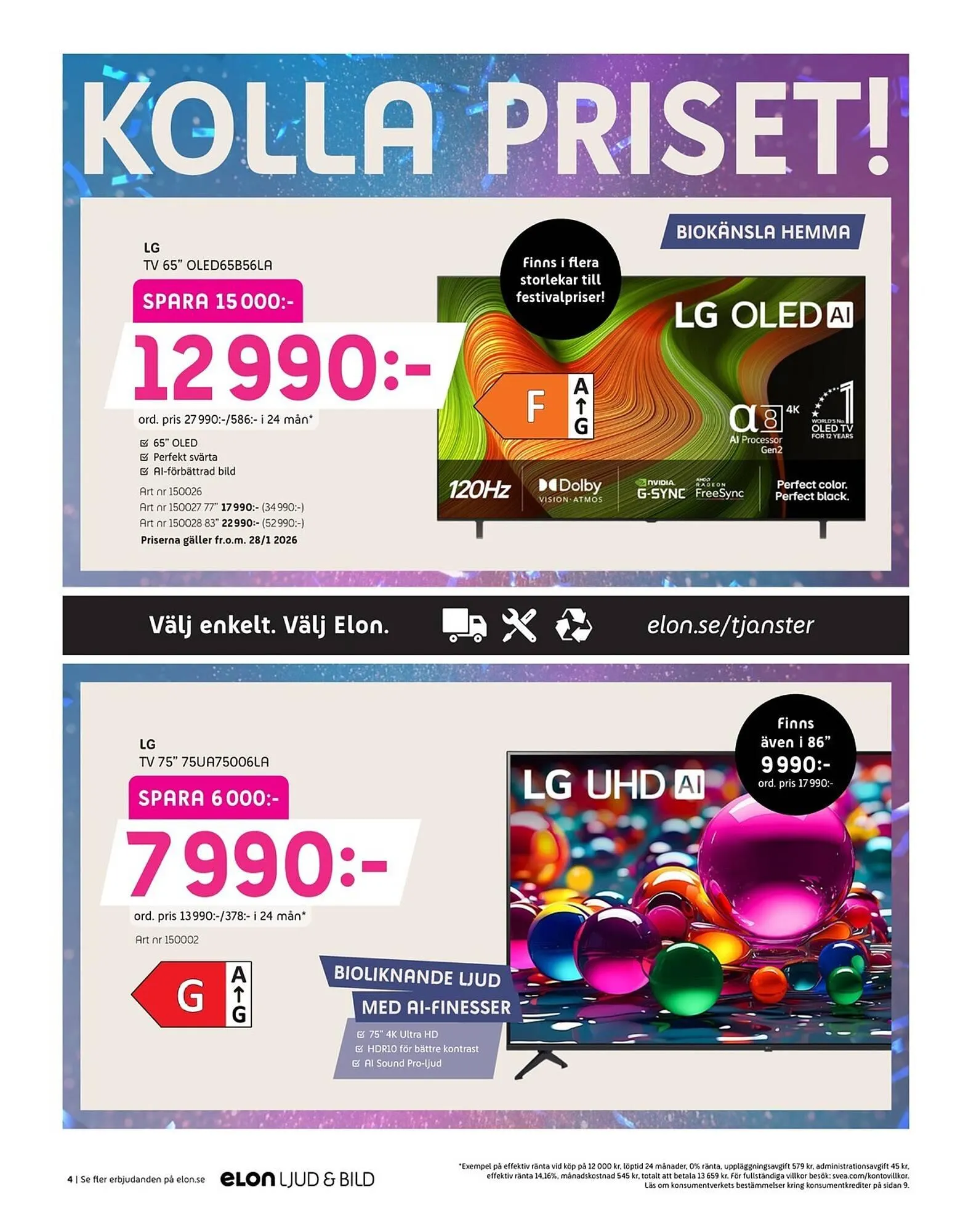 Elon reklamblad från 26 januari till 8 februari 2026 - Reklamblad sidor 4