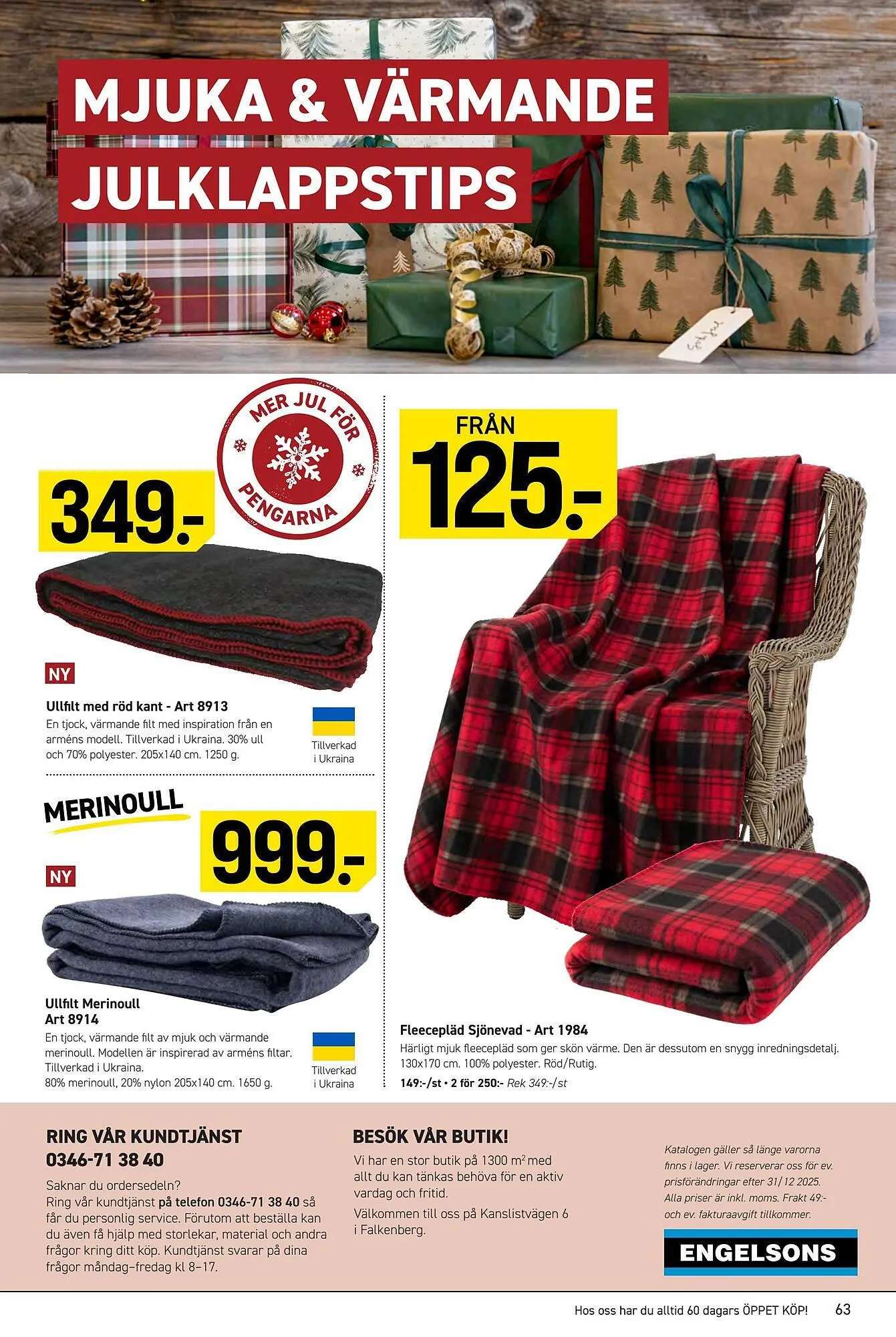 Engelsons reklamblad från 11 november till 25 december 2025 - Reklamblad sidor 63