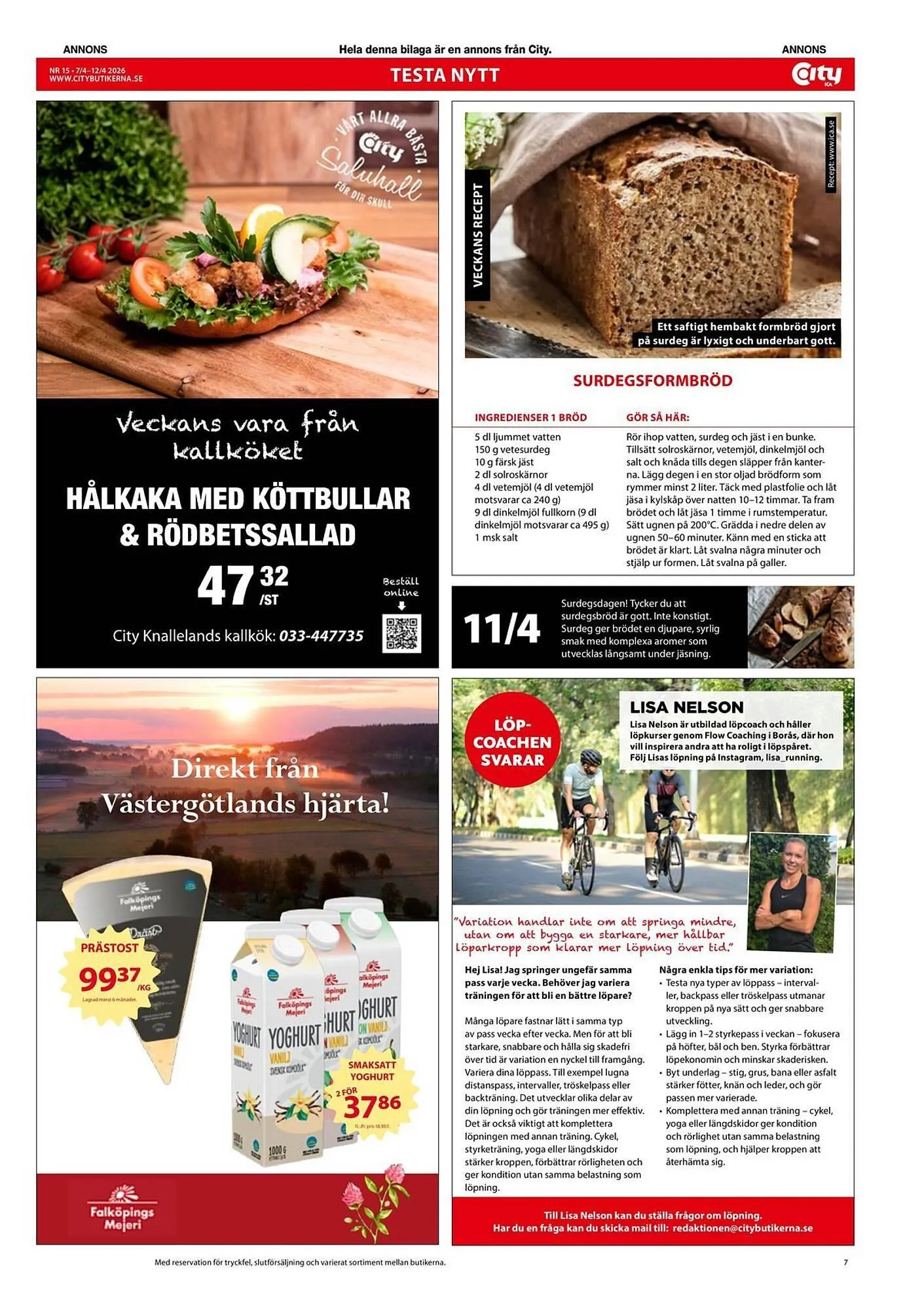 ICA Kvantum reklamblad från 7 april till 12 april 2026 - Reklamblad sidor 7