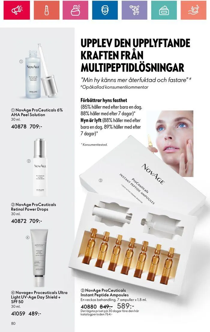 Oriflame reklamblad från 20 juni till 4 juli 2024 - Reklamblad sidor 80
