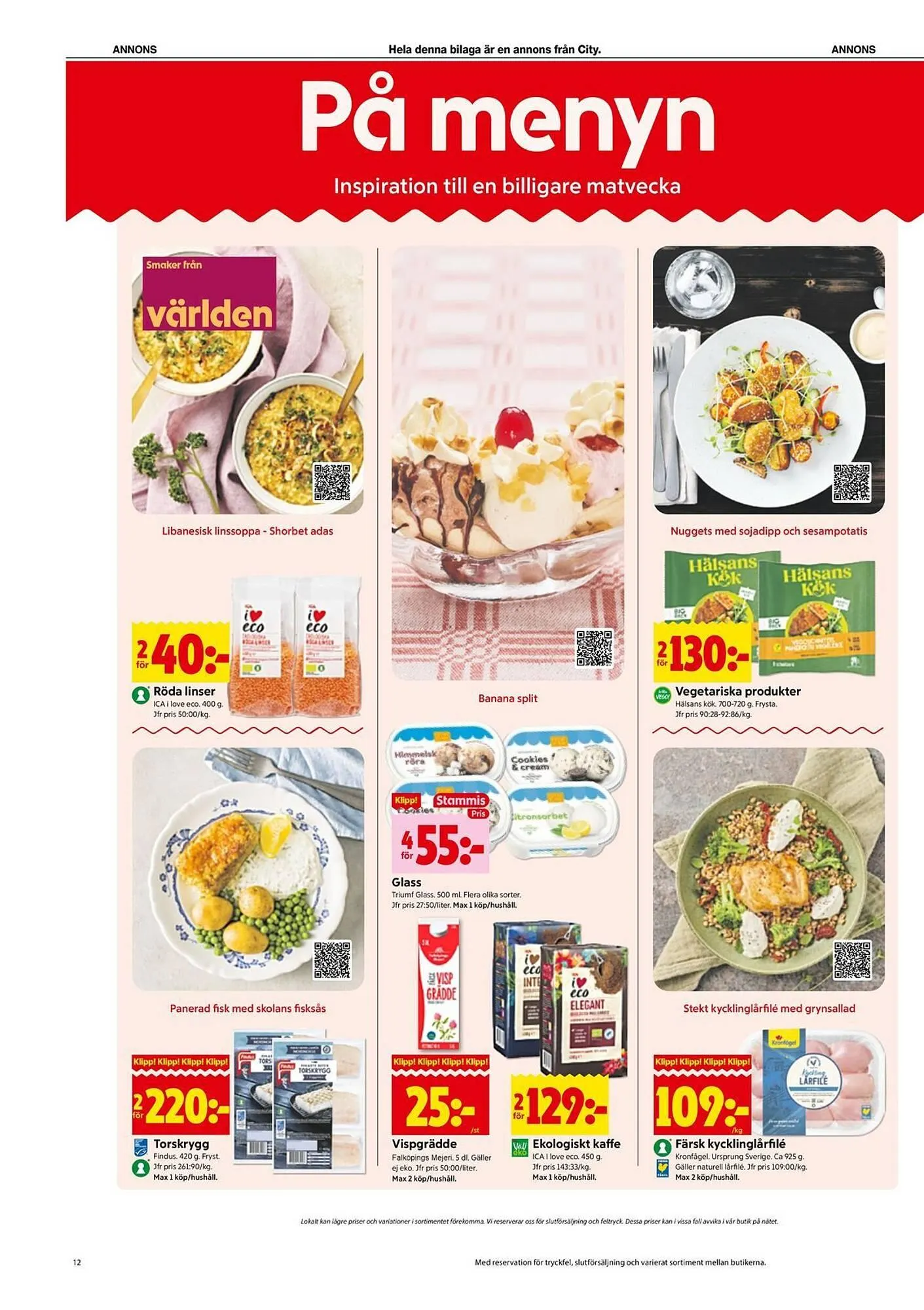 ICA Kvantum reklamblad från 2 mars till 8 mars 2026 - Reklamblad sidor 12