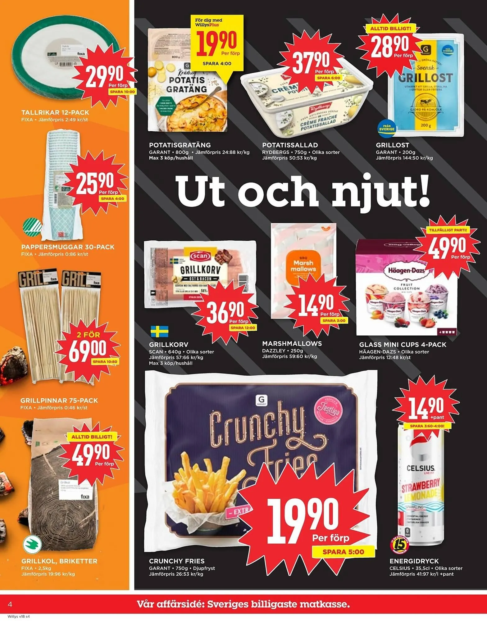 Willys reklamblad från 28 april till 4 maj 2025 - Reklamblad sidor 4