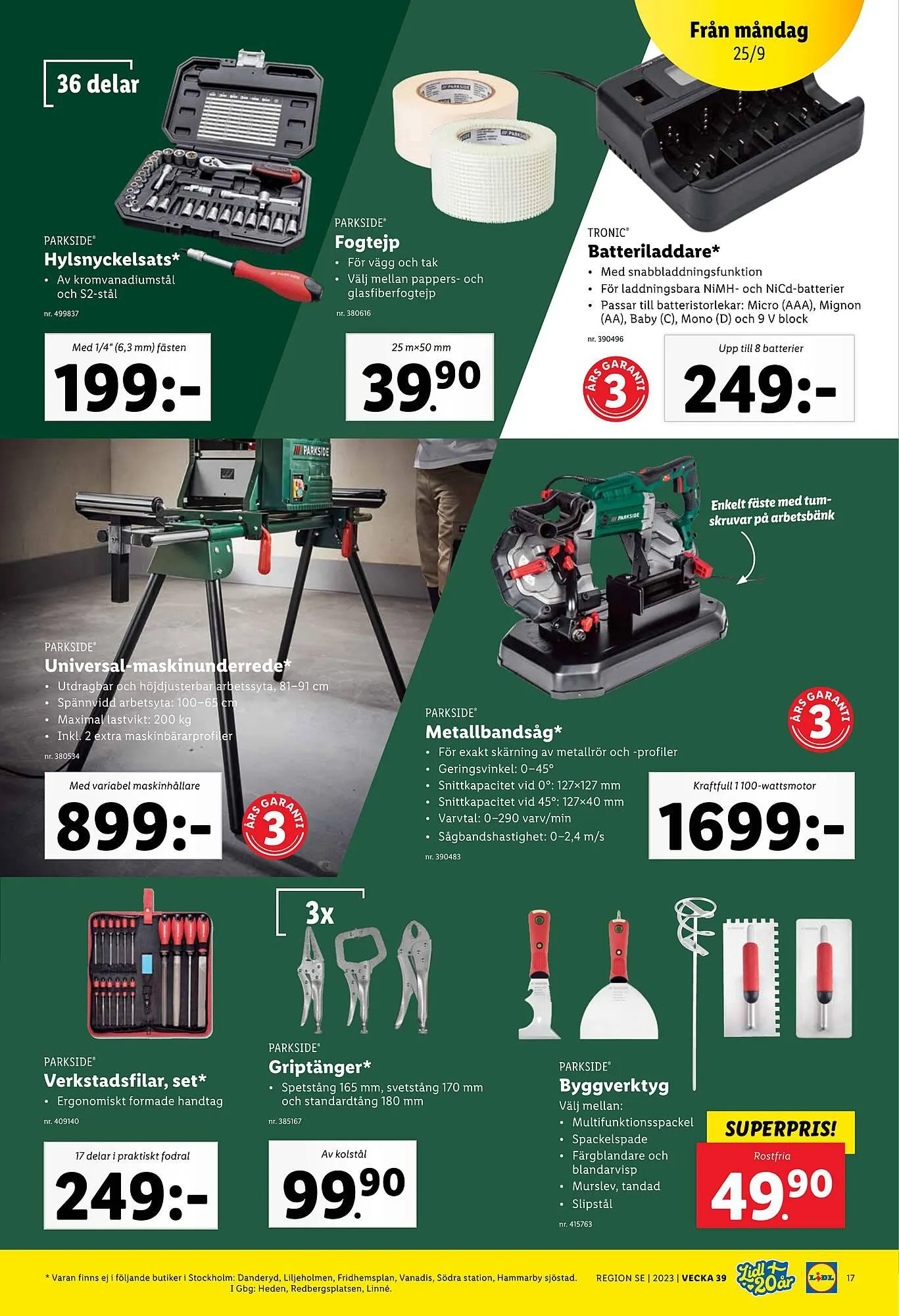 Lidl reklamblad från 25 september till 1 oktober 2023 - Reklamblad sidor 21