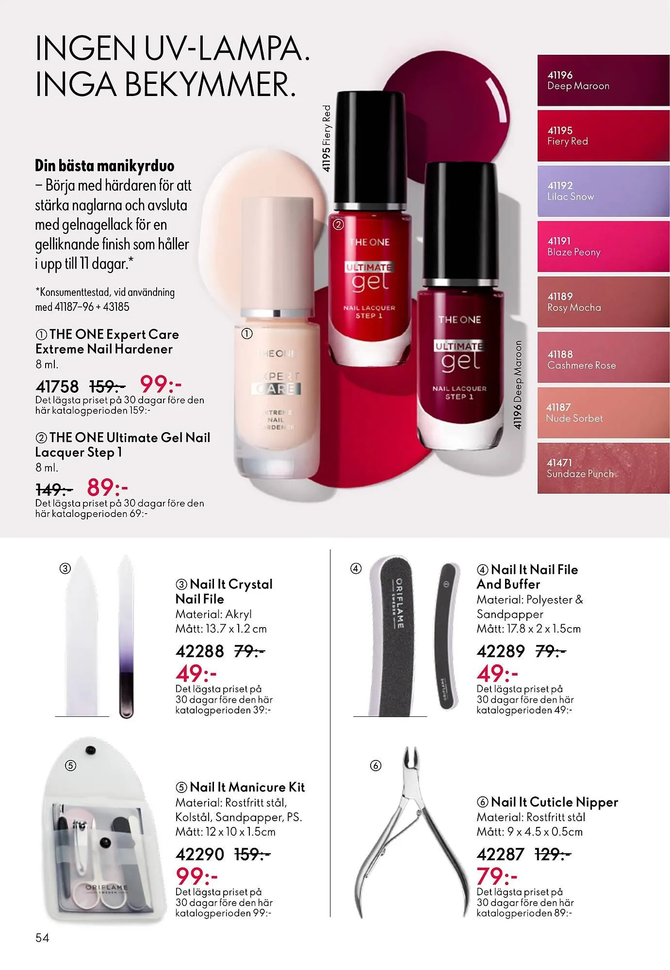 Oriflame reklamblad från 18 februari till 10 mars 2026 - Reklamblad sidor 54