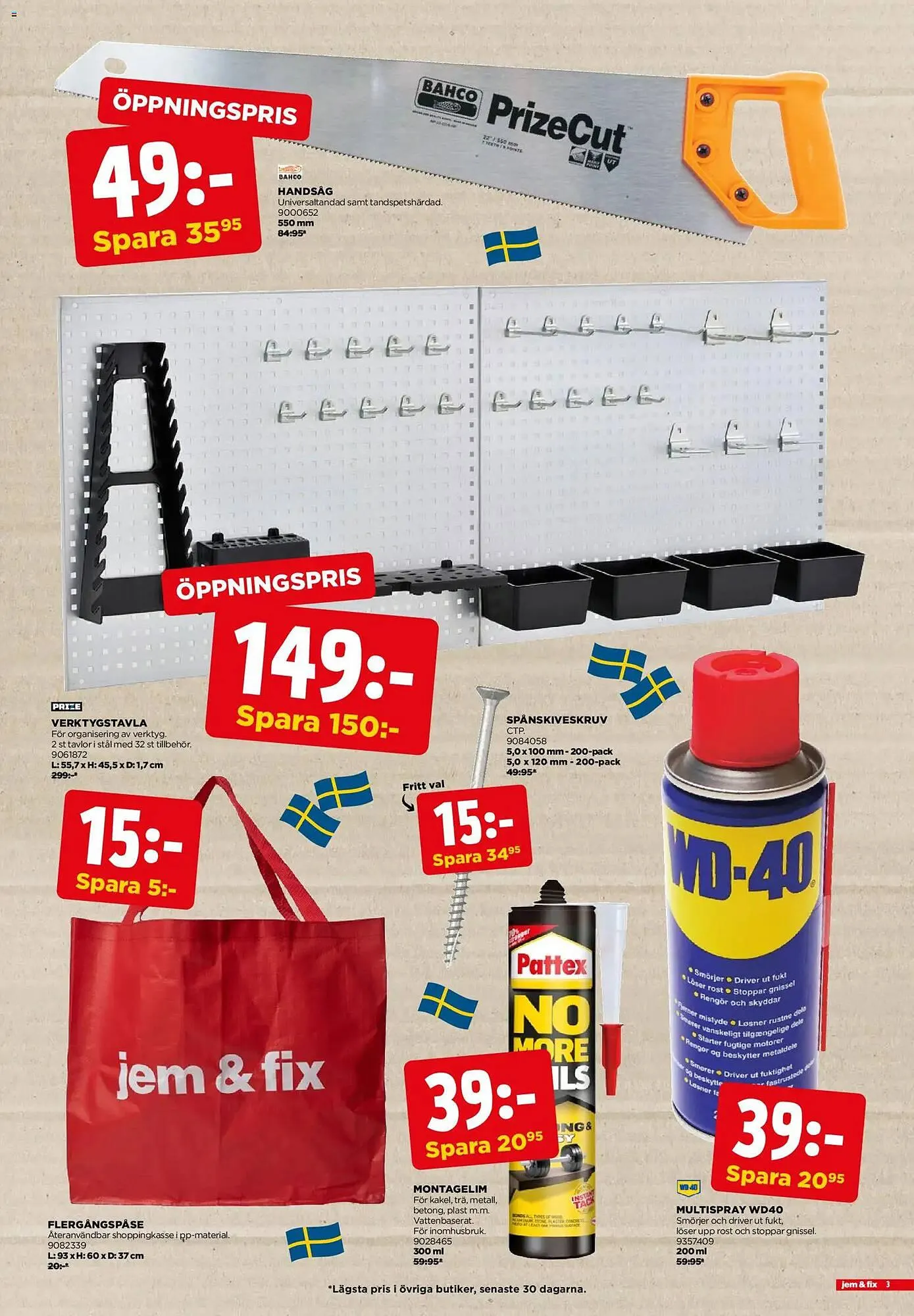 Jem&Fix reklamblad från 22 april till 26 april 2026 - Reklamblad sidor 3