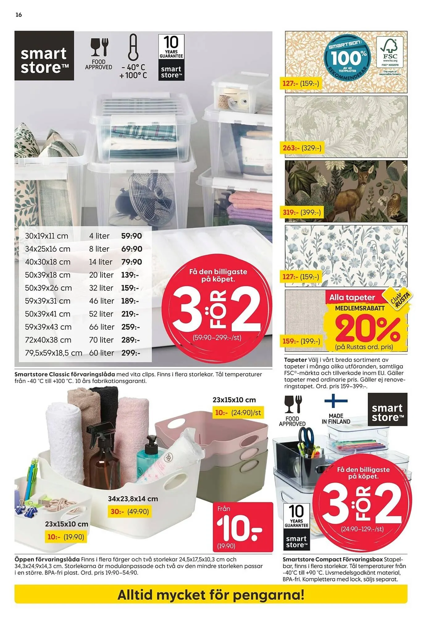 Rusta reklamblad från 4 maj till 10 maj 2026 - Reklamblad sidor 16