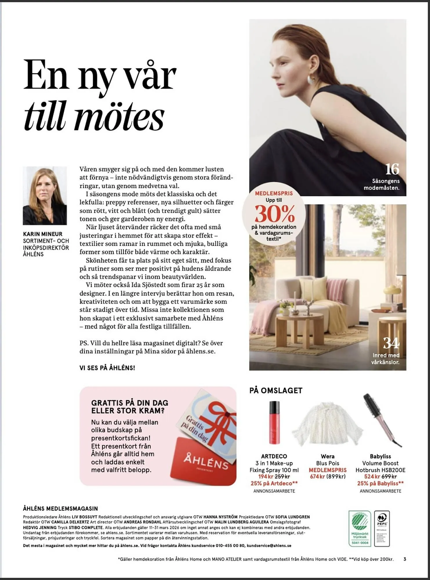 Åhléns reklamblad från 11 mars till 31 mars 2026 - Reklamblad sidor 3