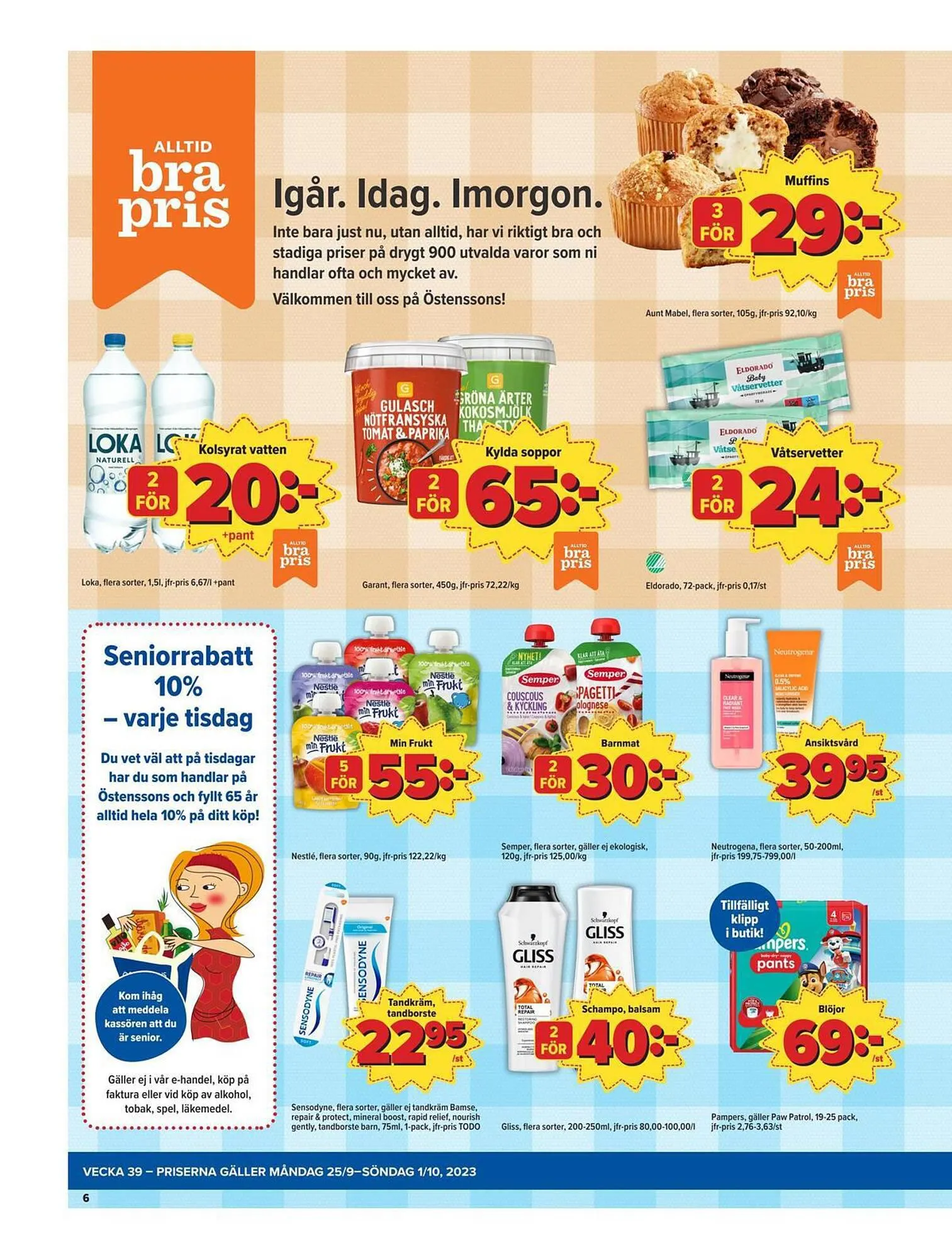 Östenssons reklamblad från 25 september till 1 oktober 2023 - Reklamblad sidor 6