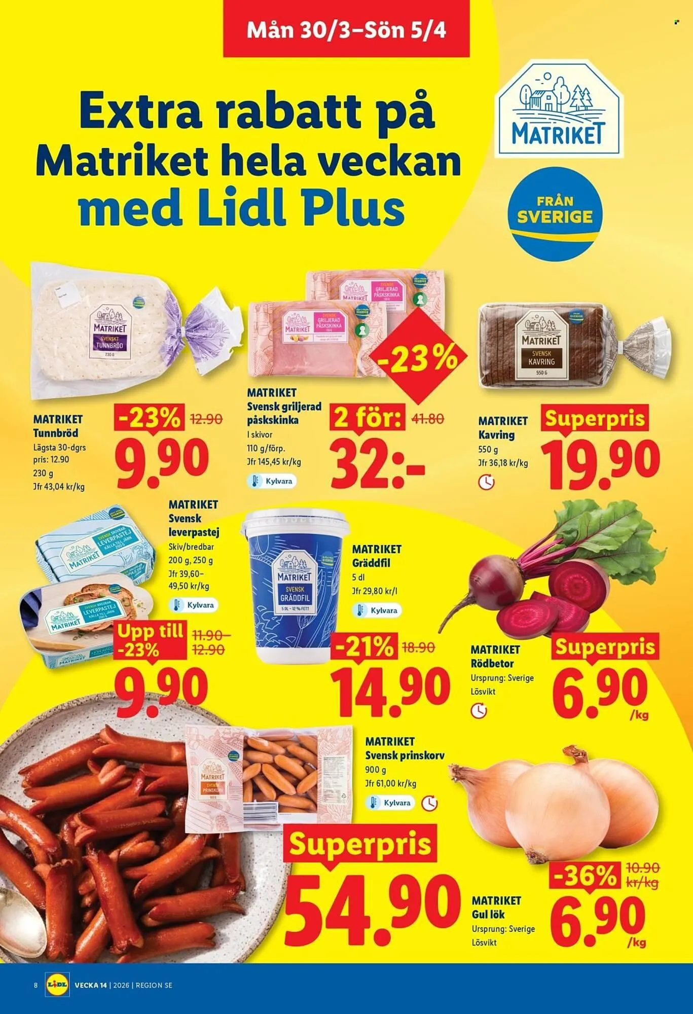 Lidl reklamblad från 30 mars till 5 april 2026 - Reklamblad sidor 8