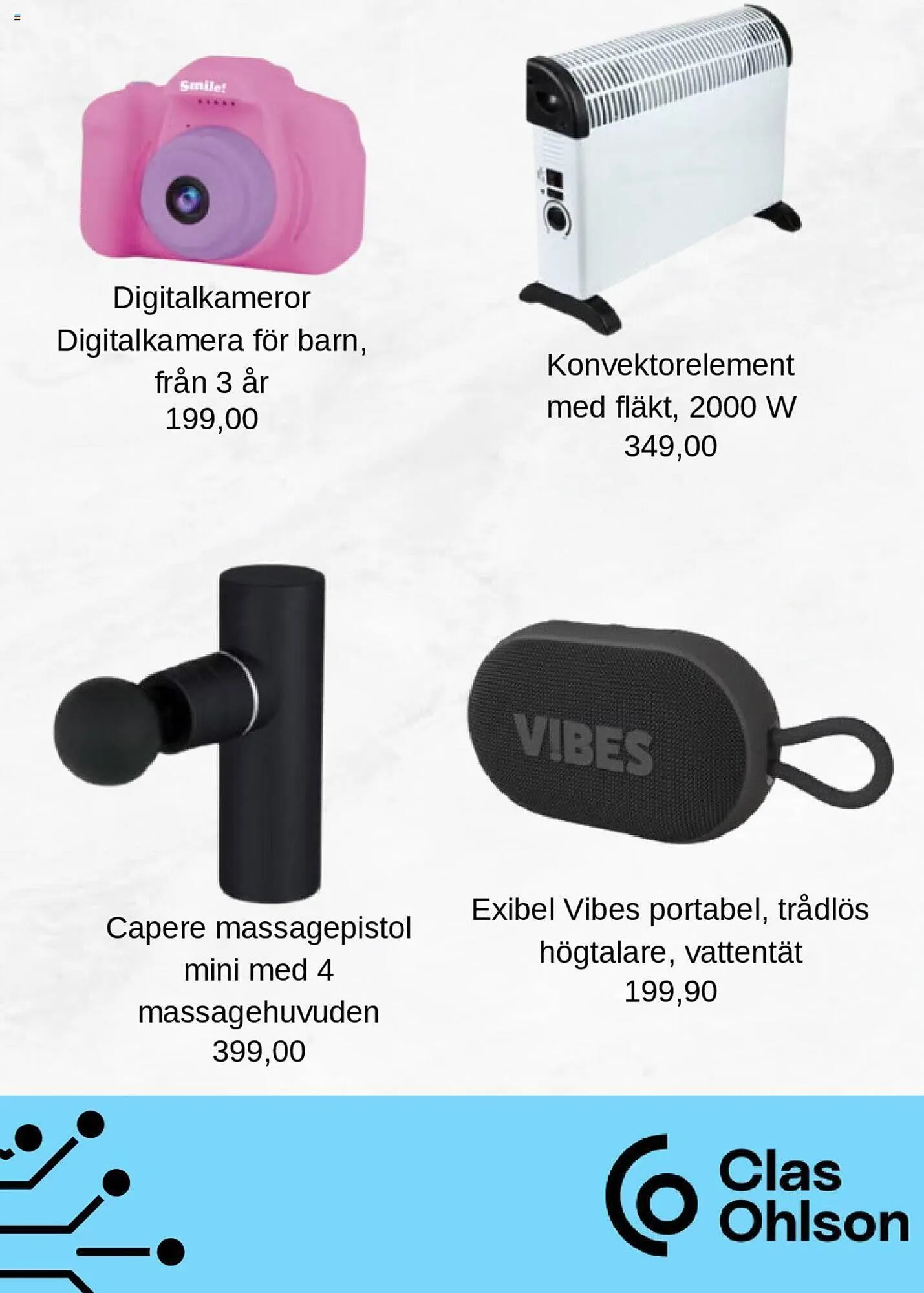 Clas Ohlson reklamblad från 9 oktober till 23 oktober 2024 - Reklamblad sidor 2