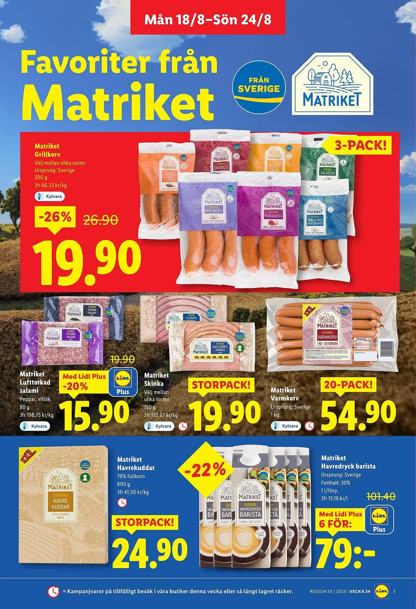 Lidl reklamblad från 18 augusti till 24 augusti 2025 - Reklamblad sidor 5