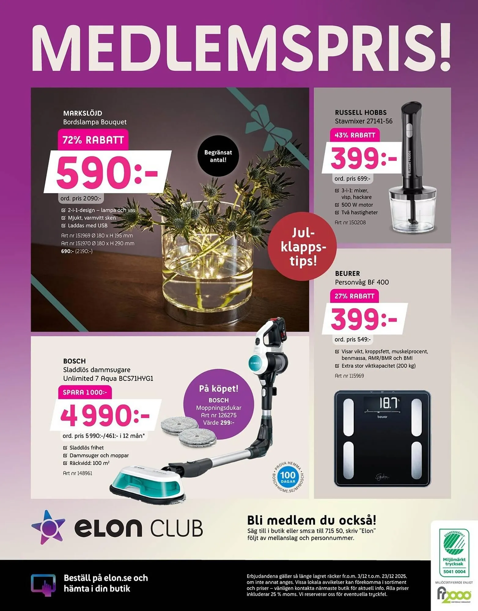 Elon reklamblad från 3 december till 23 december 2025 - Reklamblad sidor 16