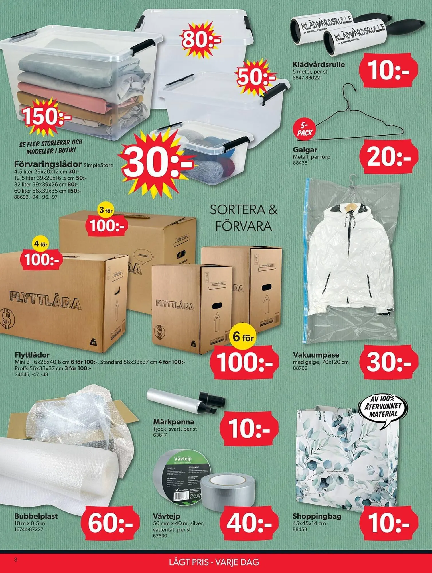 DollarStore reklamblad från 25 september till 25 oktober 2023 - Reklamblad sidor 8
