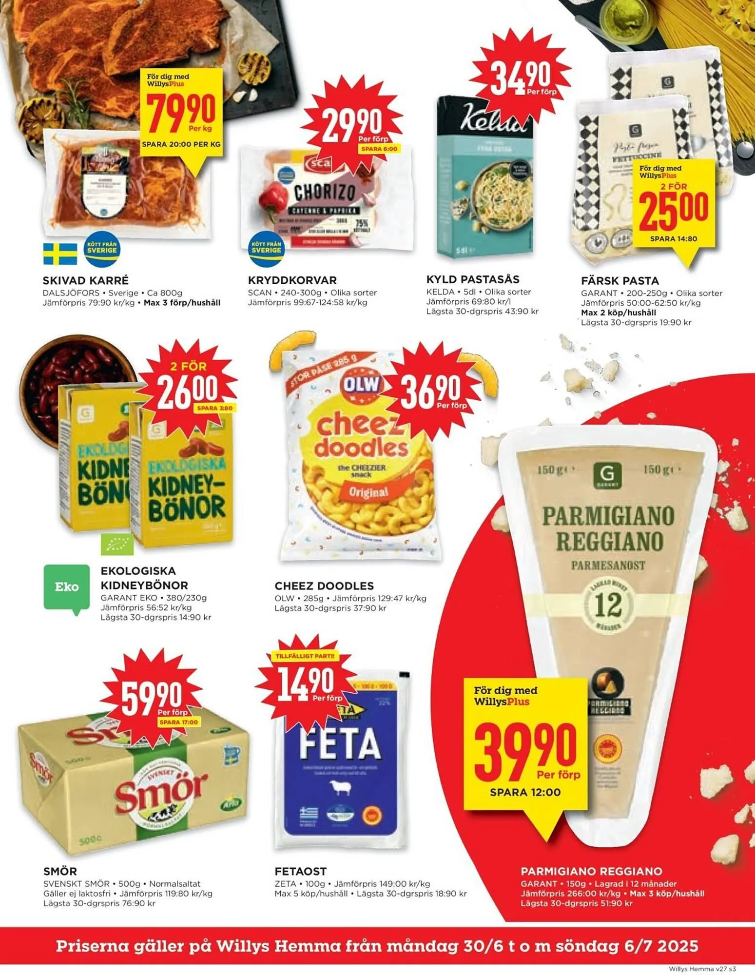 Willys reklamblad från 30 juni till 6 juli 2025 - Reklamblad sidor 3