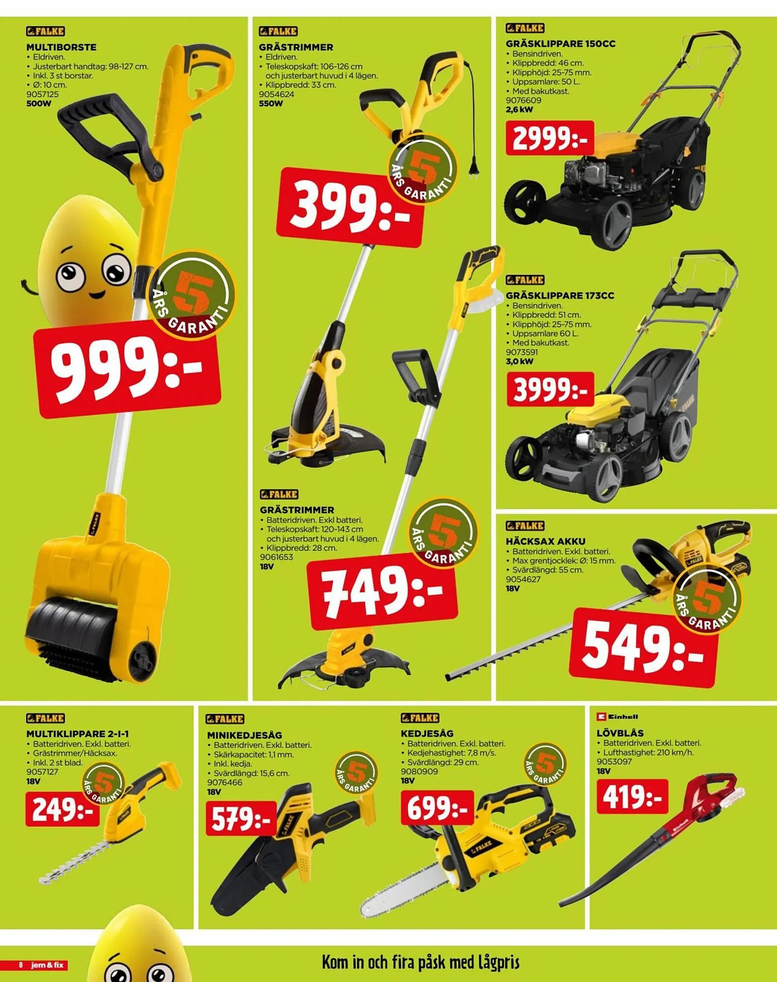 Jem&Fix reklamblad från 30 mars till 6 april 2026 - Reklamblad sidor 8