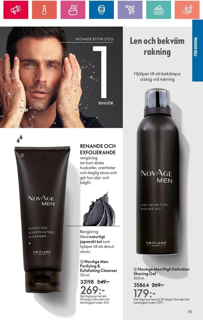 Oriflame reklamblad från 20 juni till 4 juli 2024 - Reklamblad sidor 115