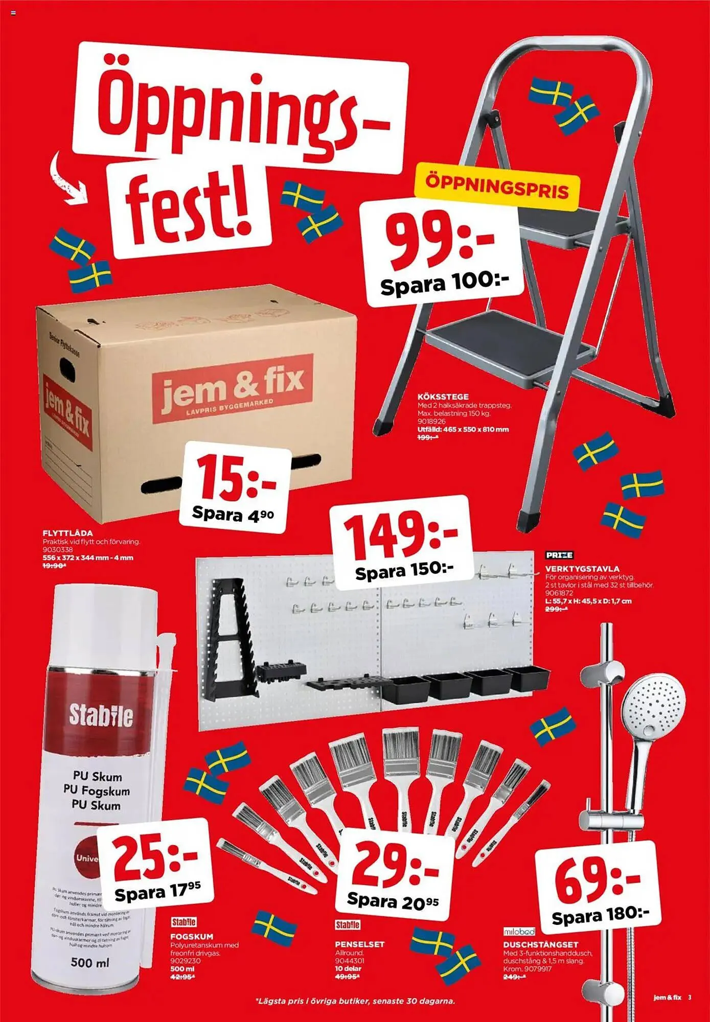 Jem&Fix reklamblad från 6 oktober till 12 oktober 2025 - Reklamblad sidor 3