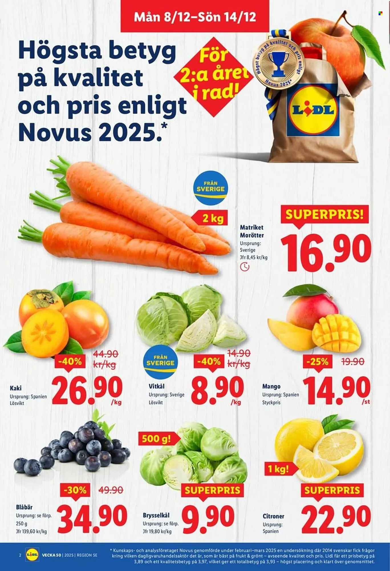 Lidl reklamblad från 8 december till 14 december 2025 - Reklamblad sidor 2