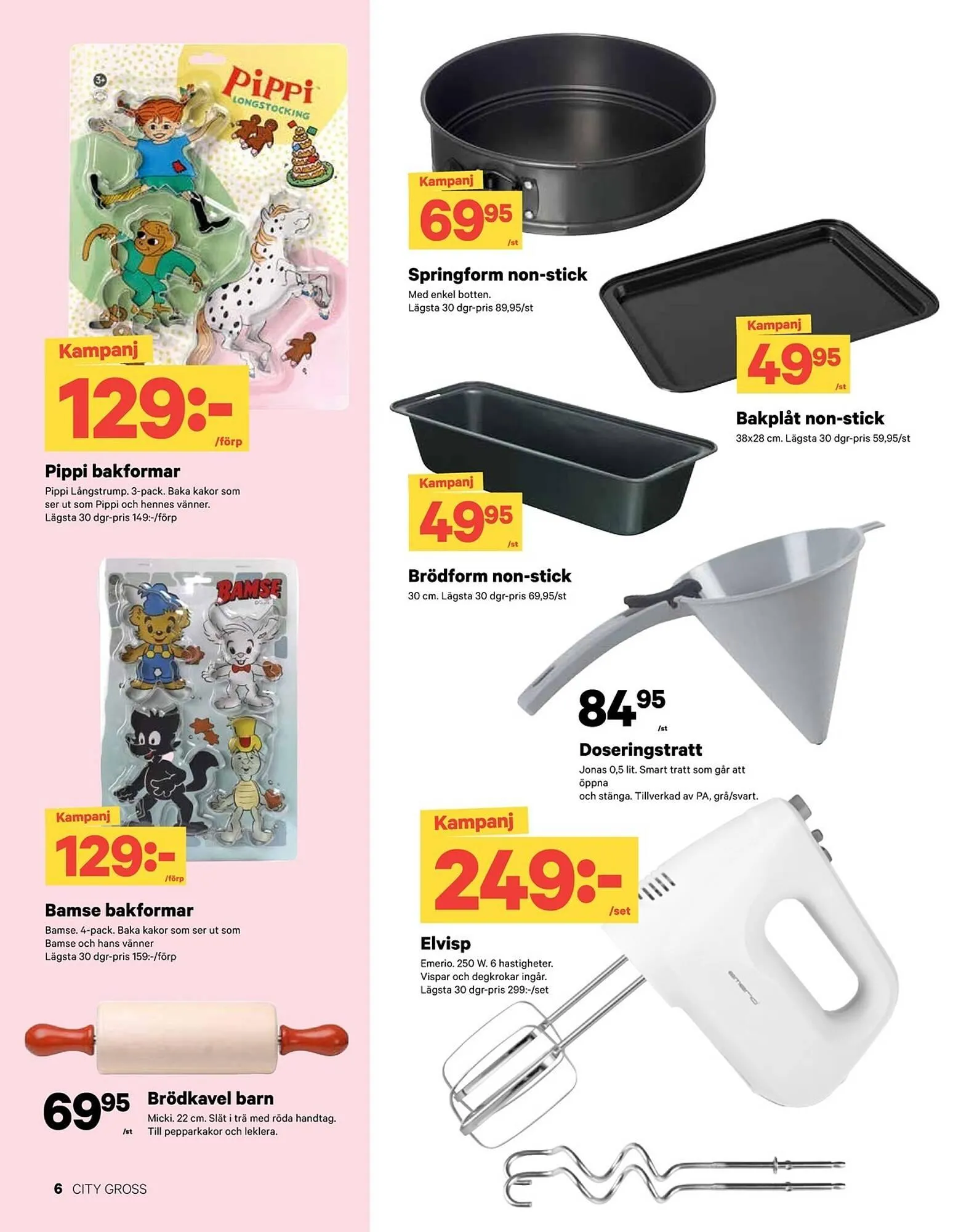 City Gross reklamblad från 3 november till 30 november 2025 - Reklamblad sidor 6