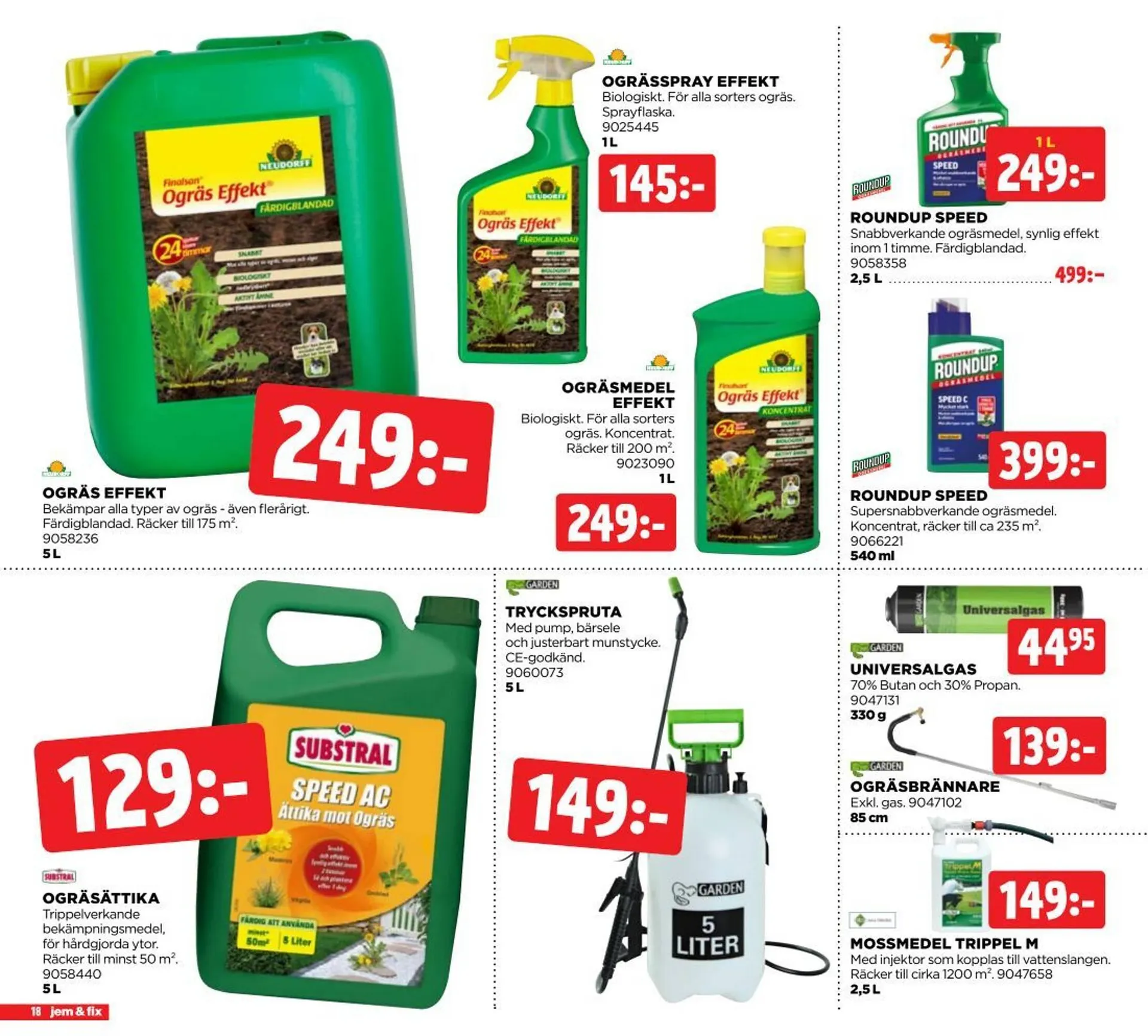 Jem&Fix reklamblad från 10 mars till 23 mars 2025 - Reklamblad sidor 18