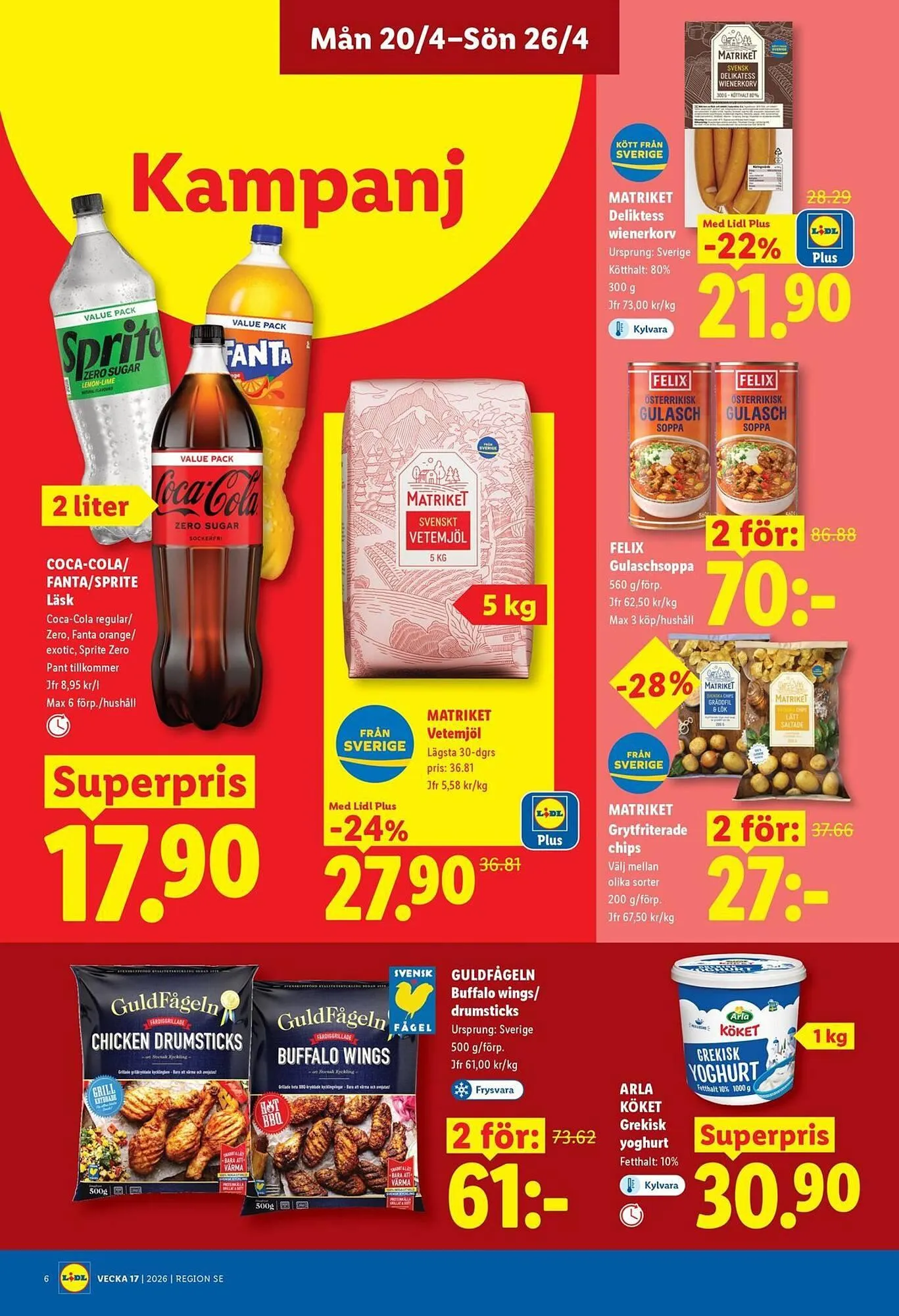 Lidl reklamblad från 20 april till 26 april 2026 - Reklamblad sidor 6