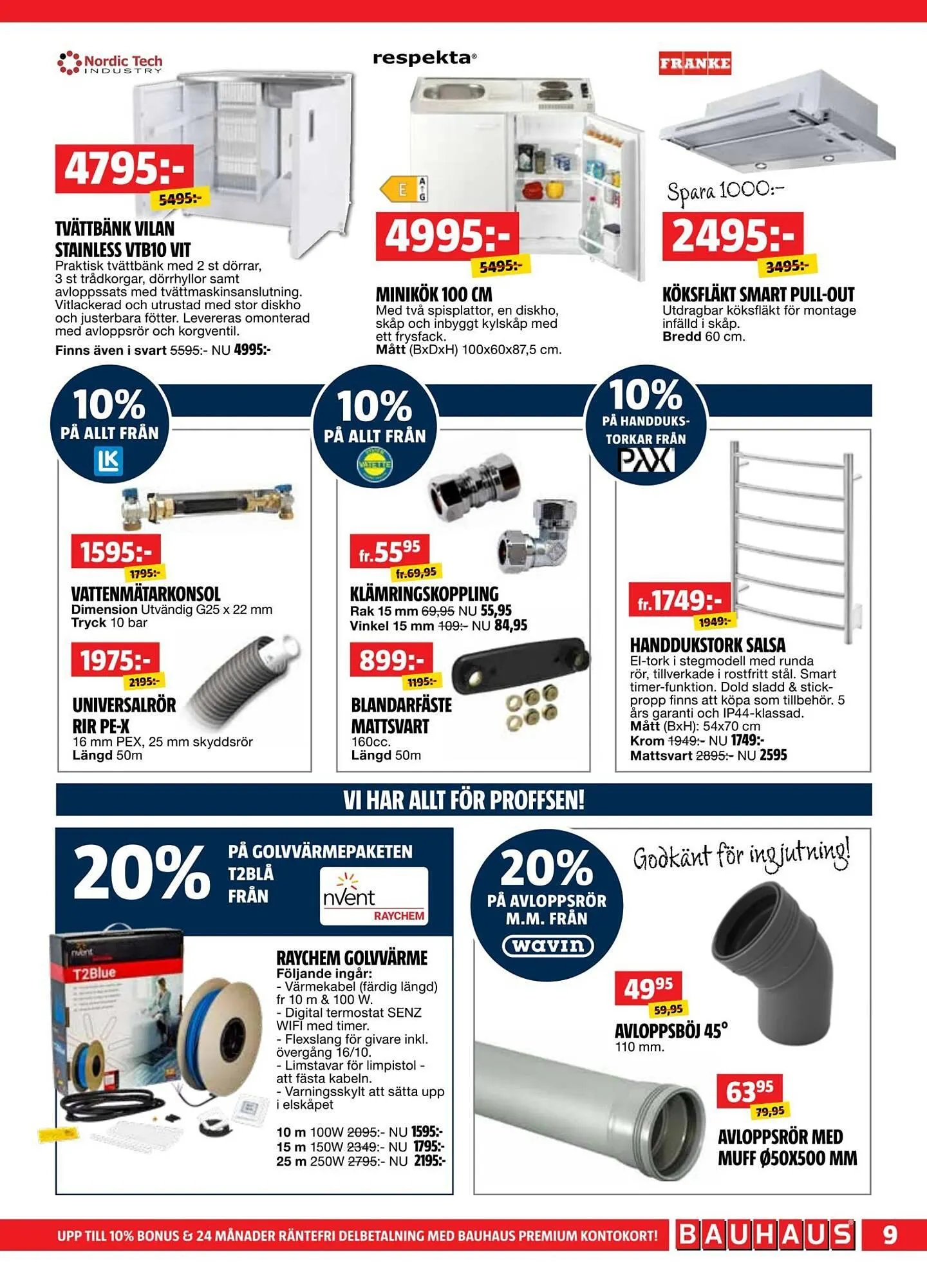 Bauhaus reklamblad från 29 september till 12 oktober 2025 - Reklamblad sidor 9