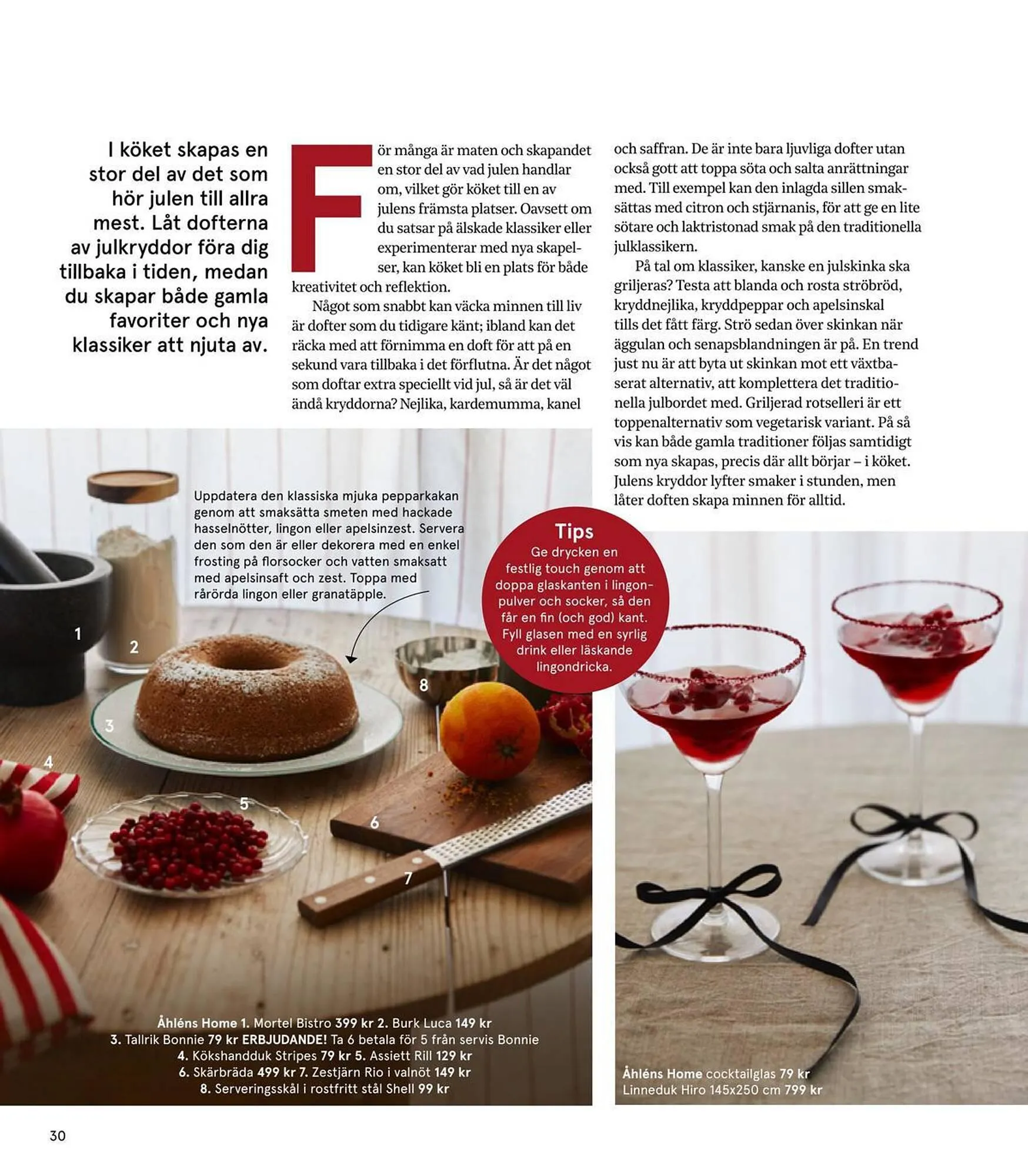 Åhléns reklamblad från 24 november till 24 december 2023 - Reklamblad sidor 30