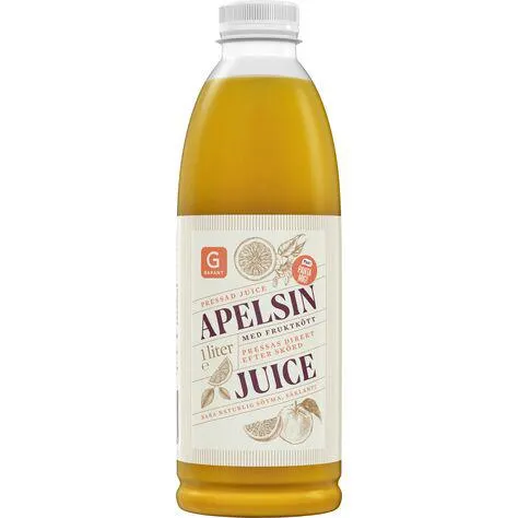 Apelsinjuice med Fruktkött