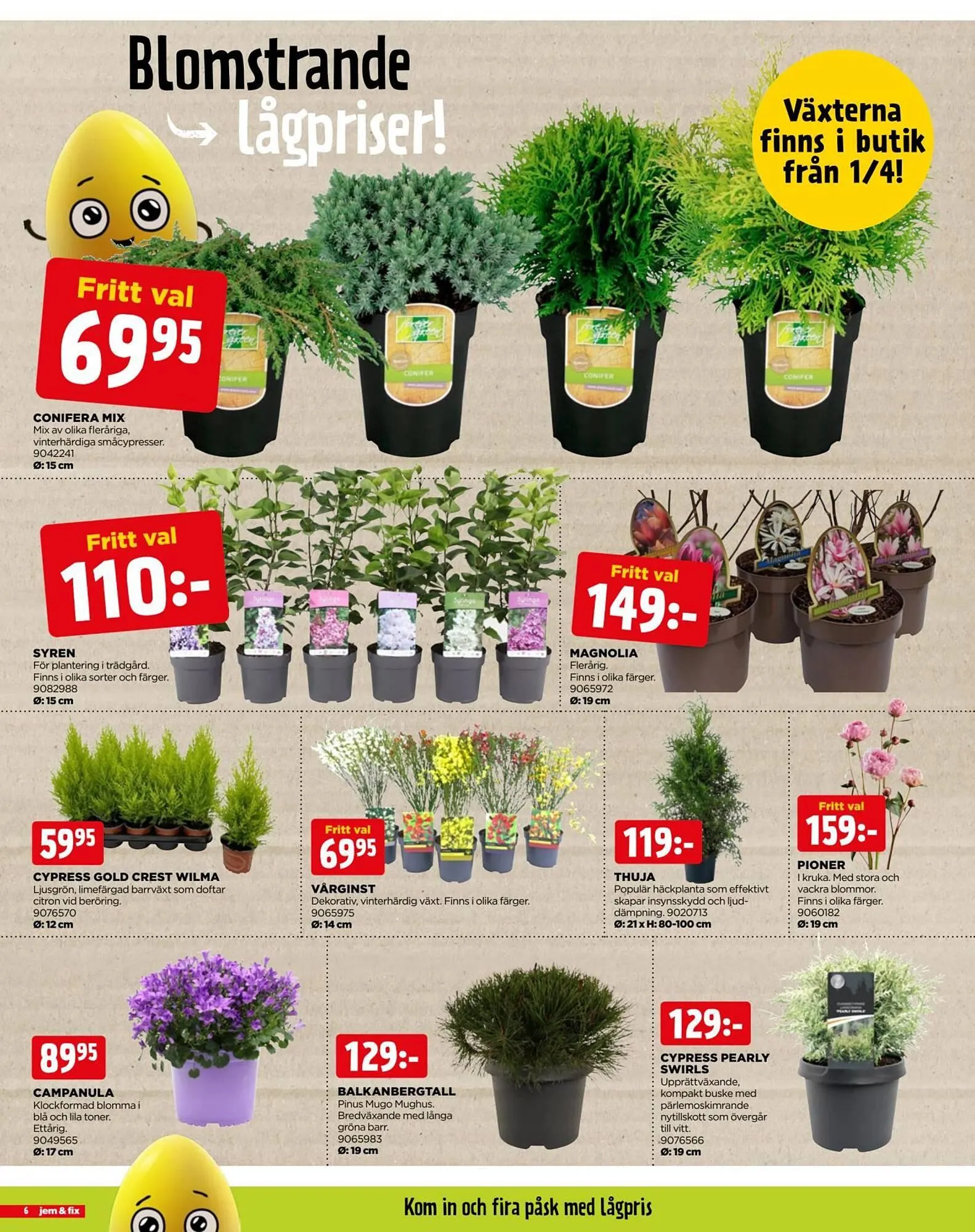 Jem&Fix reklamblad från 30 mars till 6 april 2026 - Reklamblad sidor 6