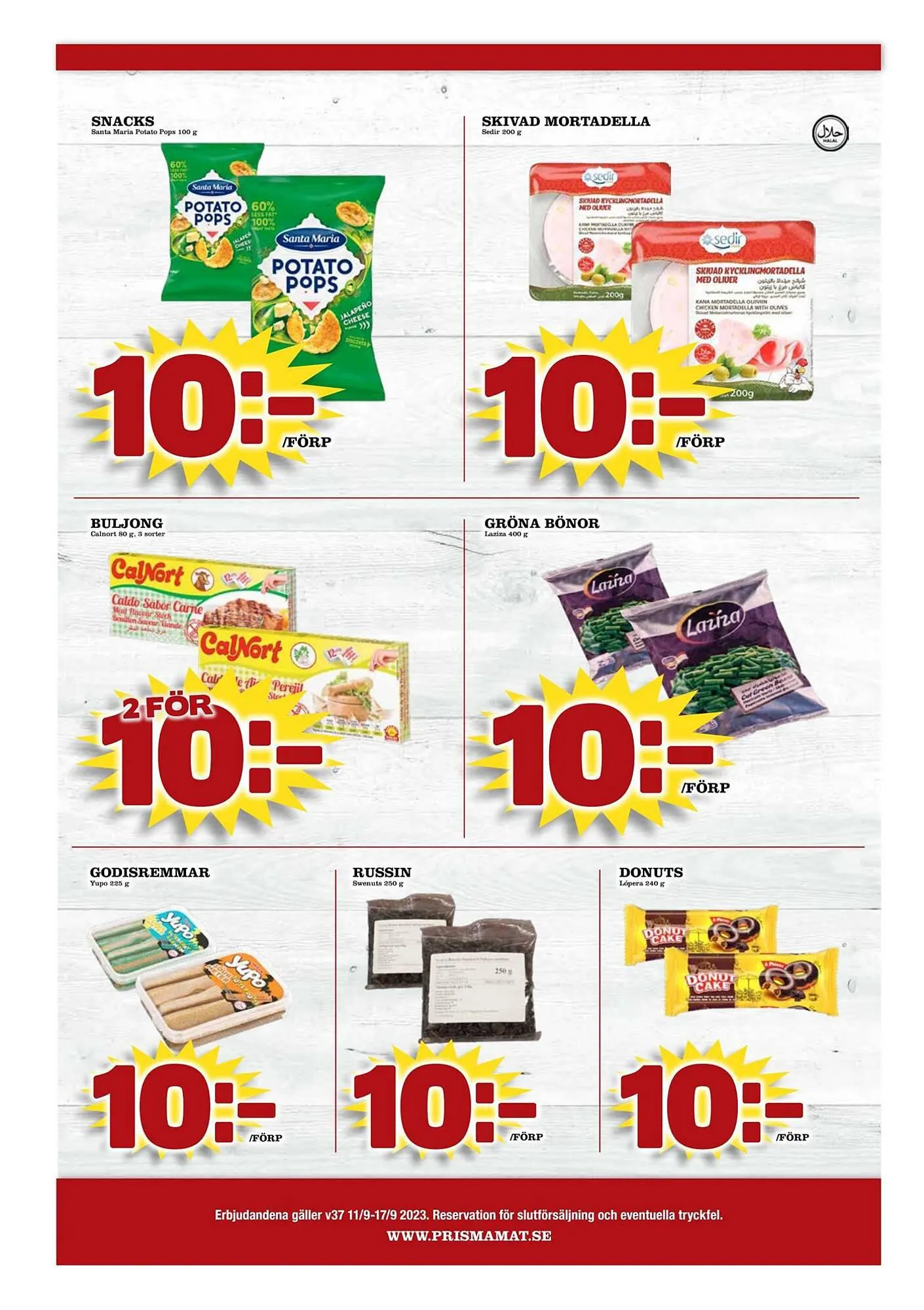 Prisma Mat reklamblad från 10 september till 17 september 2023 - Reklamblad sidor 8