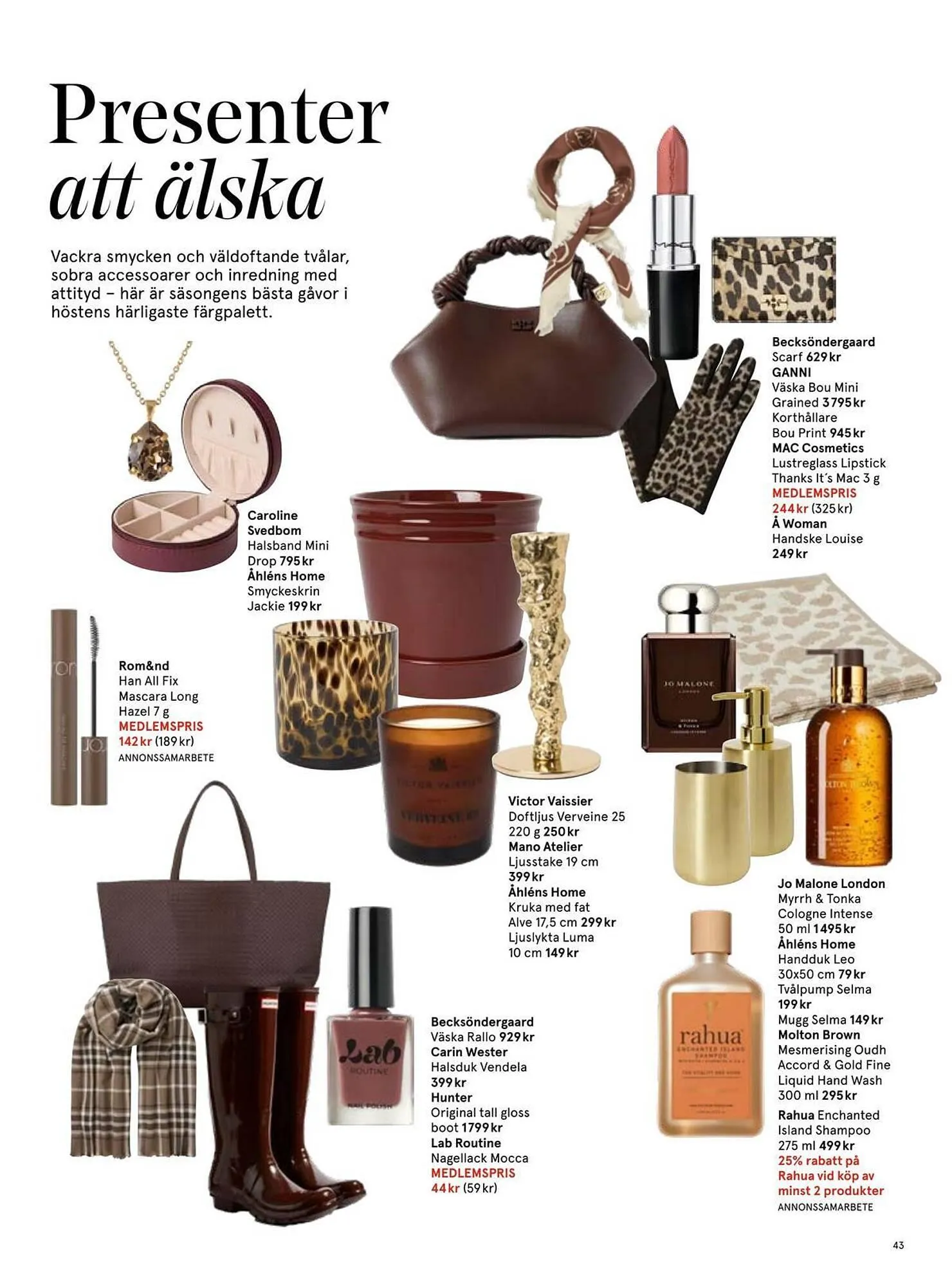 Åhléns reklamblad från 17 september till 7 oktober 2025 - Reklamblad sidor 43