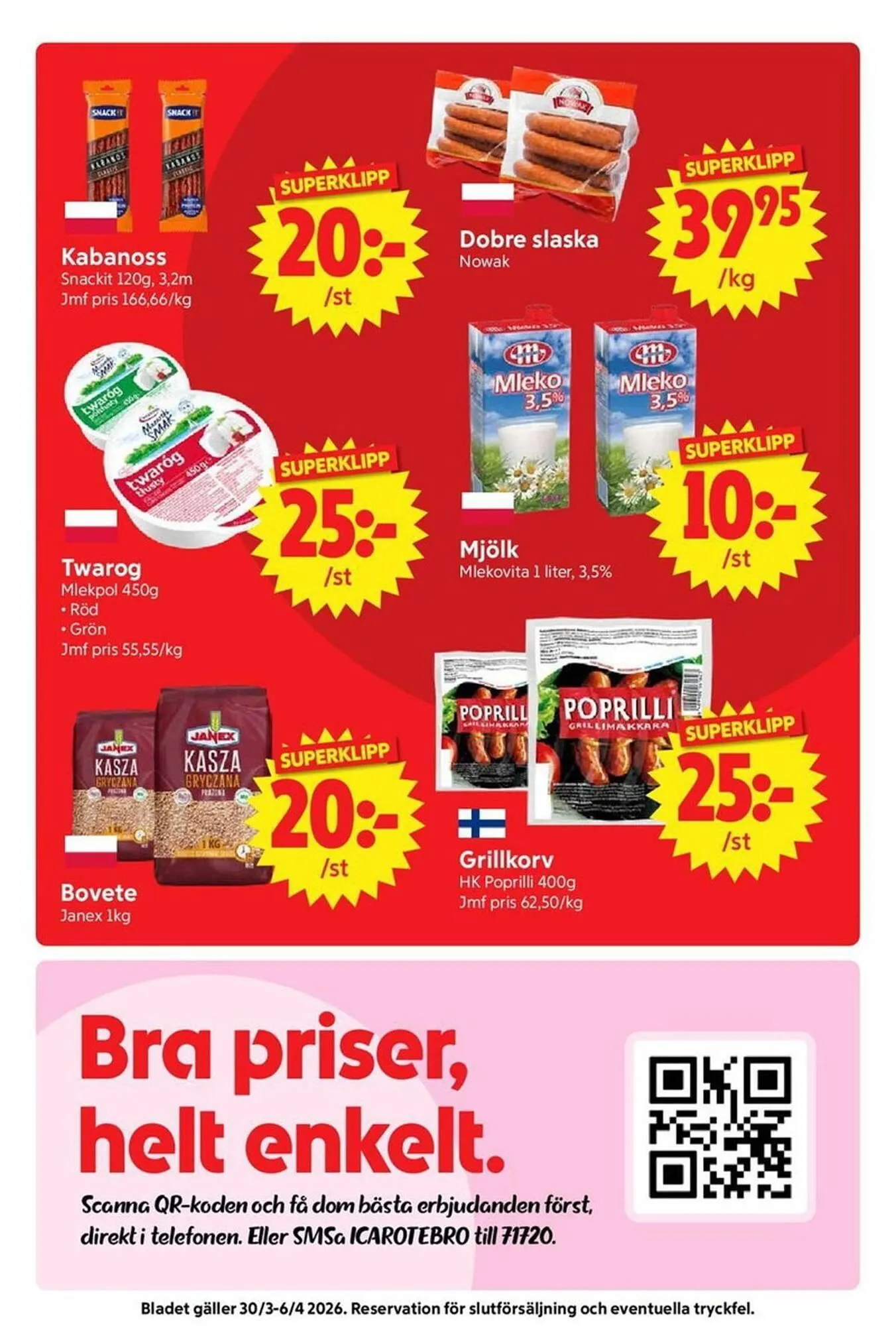 Nya Pulsen reklamblad från 30 mars till 6 april 2026 - Reklamblad sidor 12