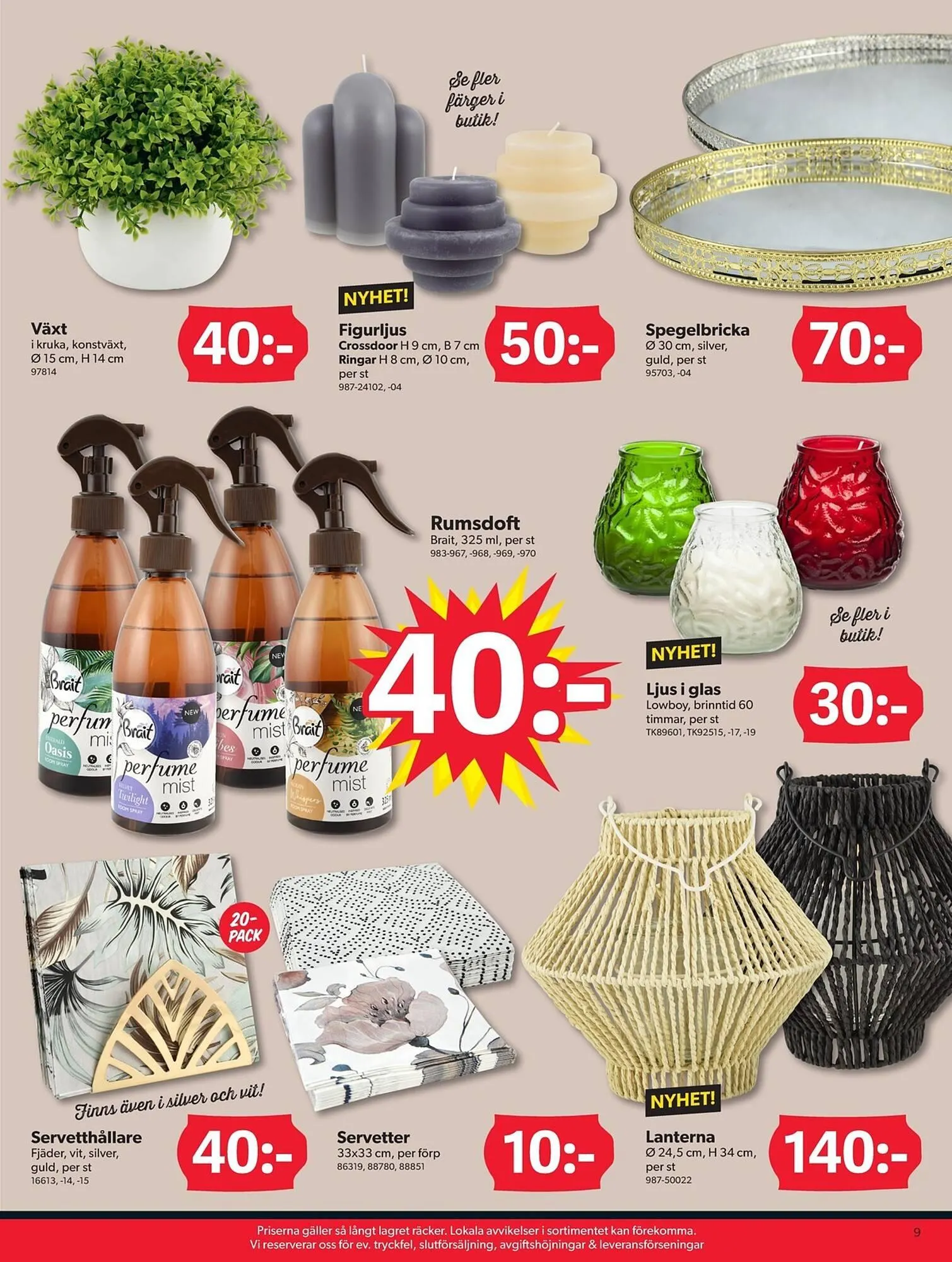 DollarStore reklamblad från 19 augusti till 19 september 2024 - Reklamblad sidor 9