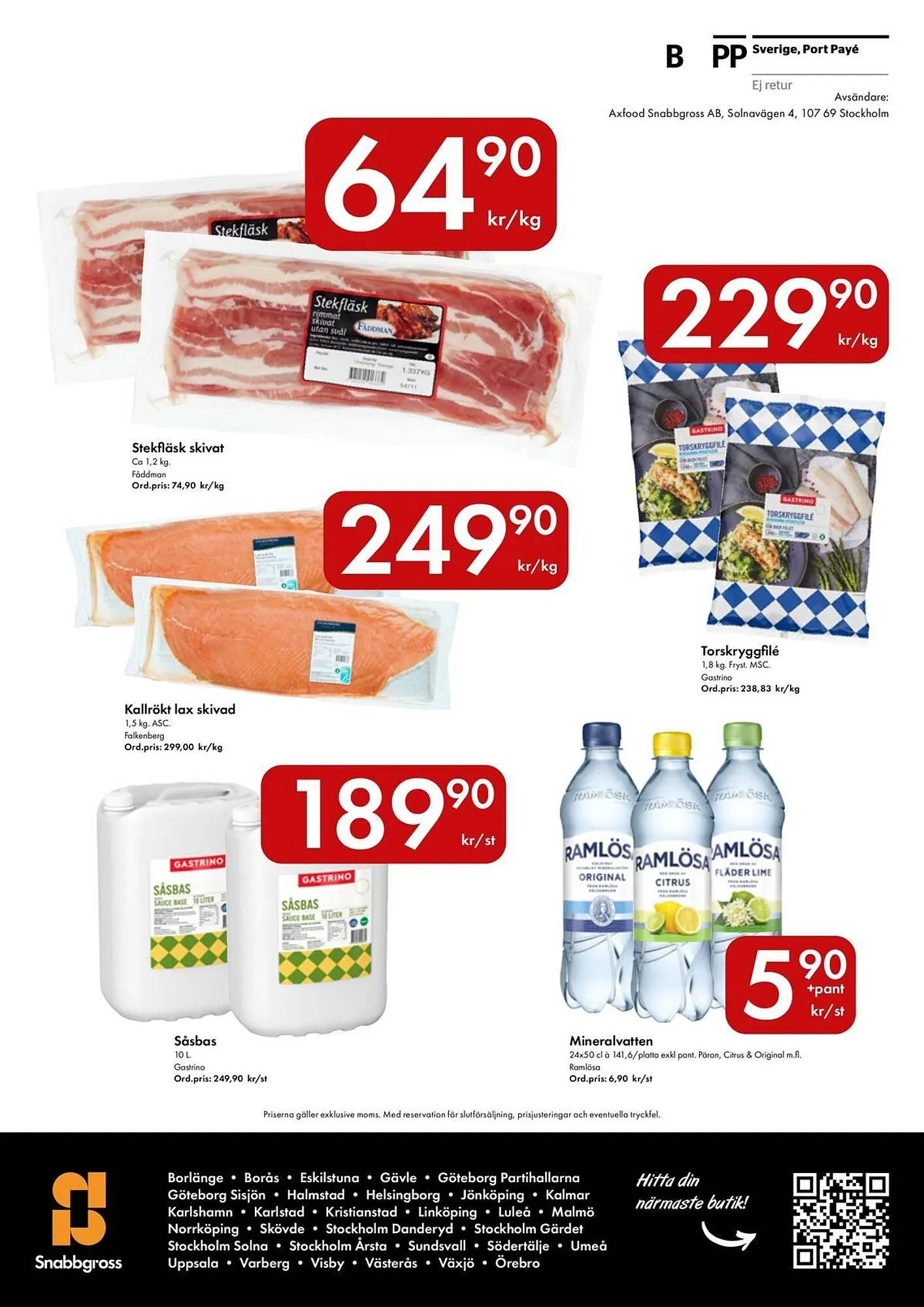 Snabbgross reklamblad från 18 maj till 31 maj 2026 - Reklamblad sidor 16