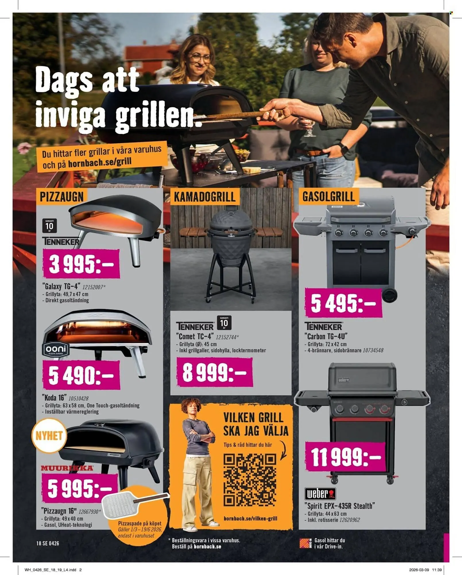 Hornbach reklamblad från 1 april till 30 april 2026 - Reklamblad sidor 18