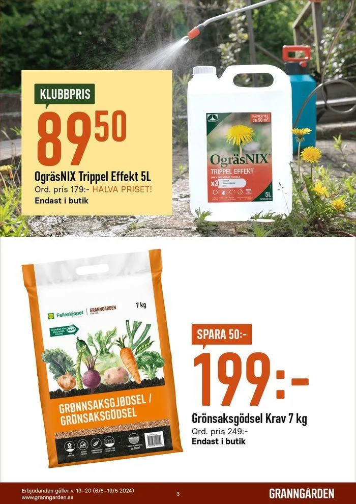 Fynda i din närmsta butik! från 8 maj till 19 maj 2024 - Reklamblad sidor 3