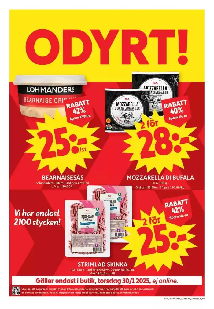 ICA Maxi Erbjudanden från 27 januari till 2 februari 2025 - Reklamblad sidor 4