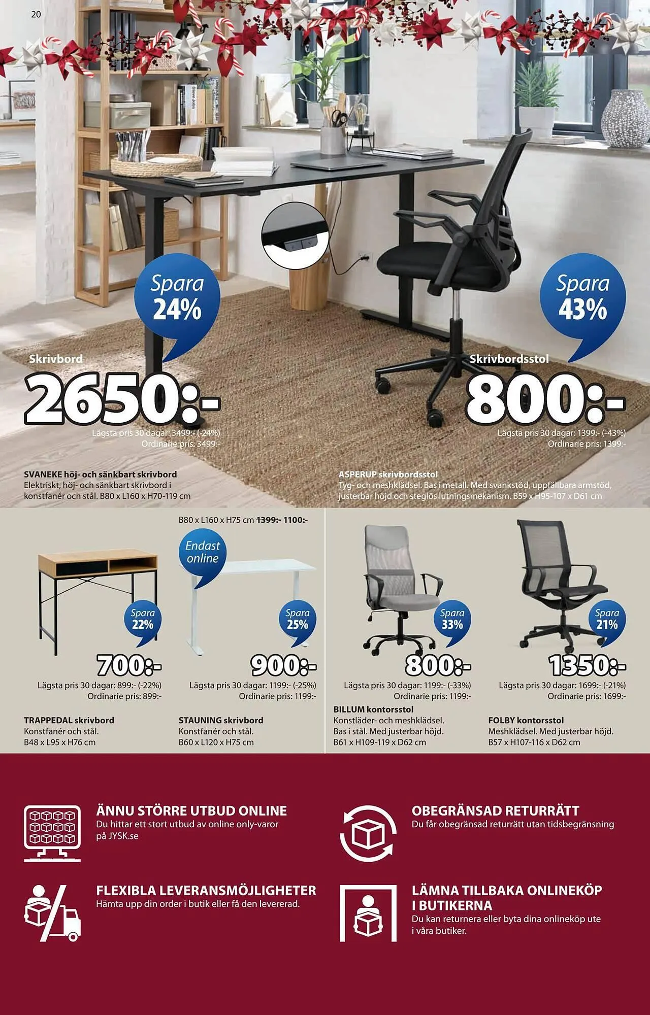 JYSK reklamblad från 20 oktober till 2 november 2025 - Reklamblad sidor 20