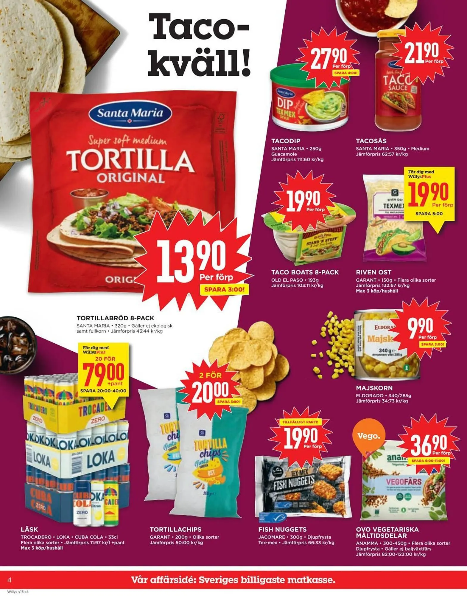 Willys reklamblad från 7 april till 14 april 2025 - Reklamblad sidor 4