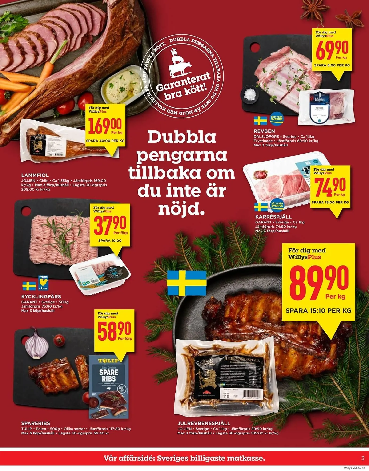 Willys reklamblad från 15 december till 25 december 2025 - Reklamblad sidor 3