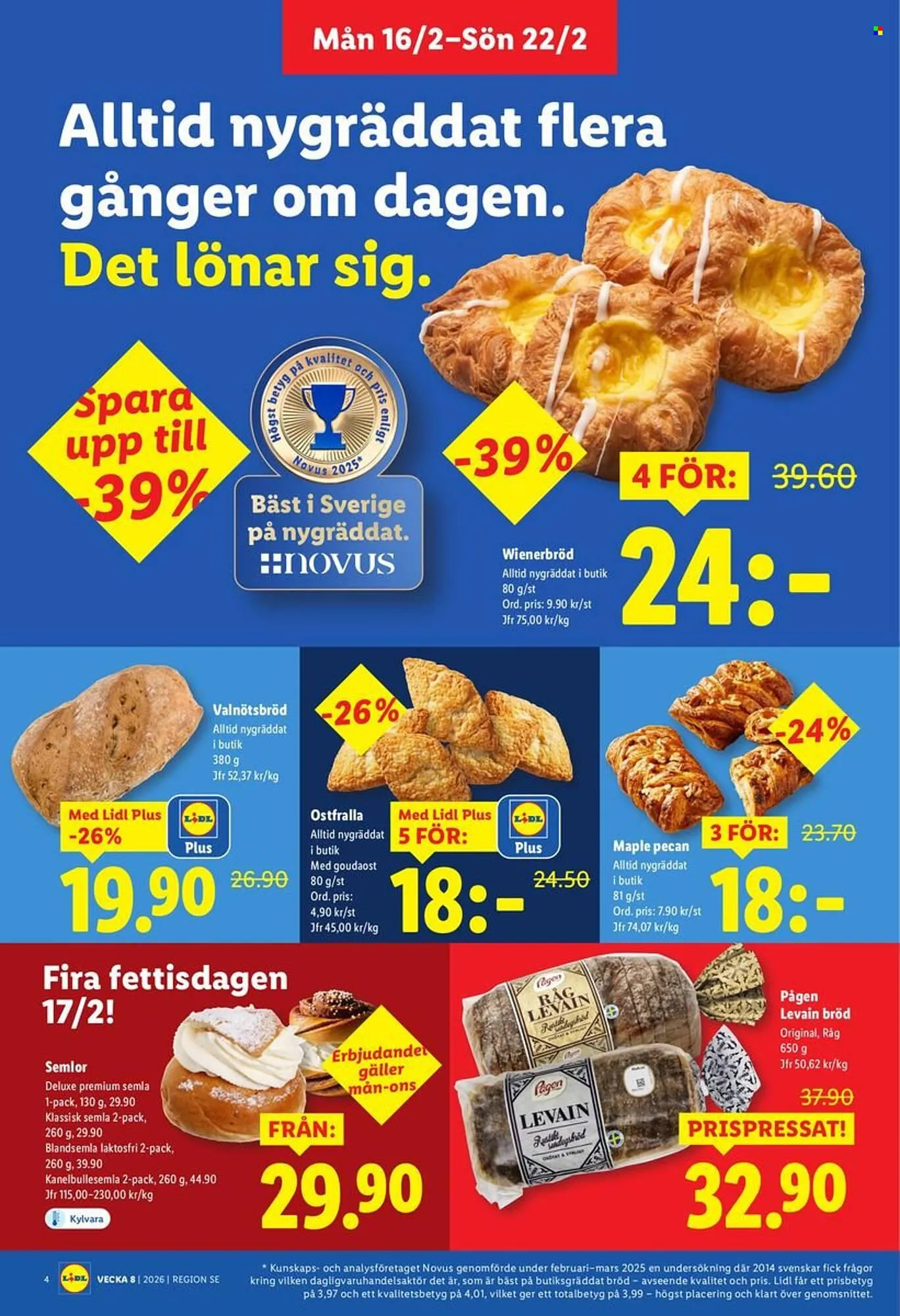 Lidl reklamblad från 16 februari till 22 februari 2026 - Reklamblad sidor 4
