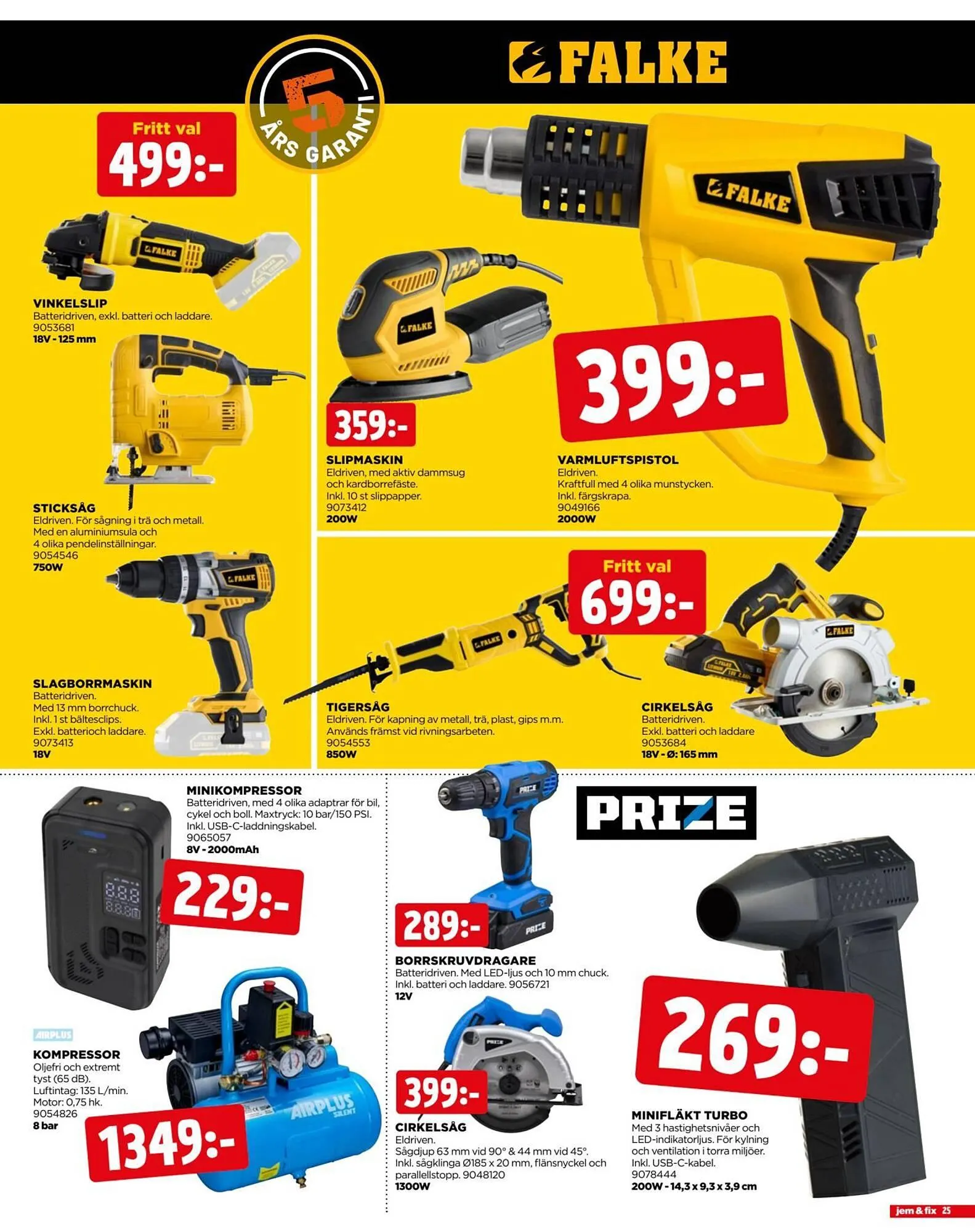Jem&Fix reklamblad från 11 maj till 18 maj 2026 - Reklamblad sidor 25