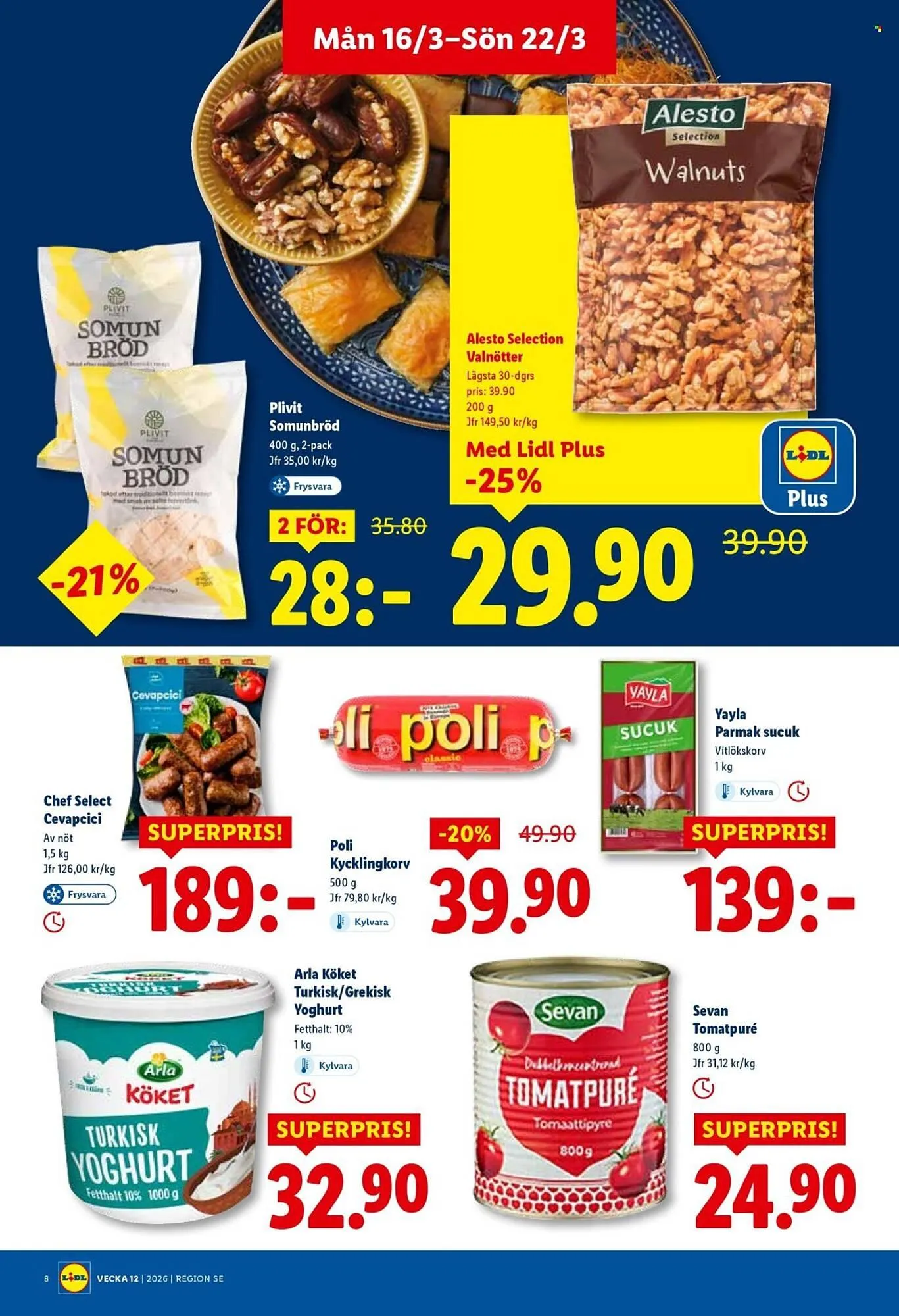 Lidl reklamblad från 16 mars till 22 mars 2026 - Reklamblad sidor 8