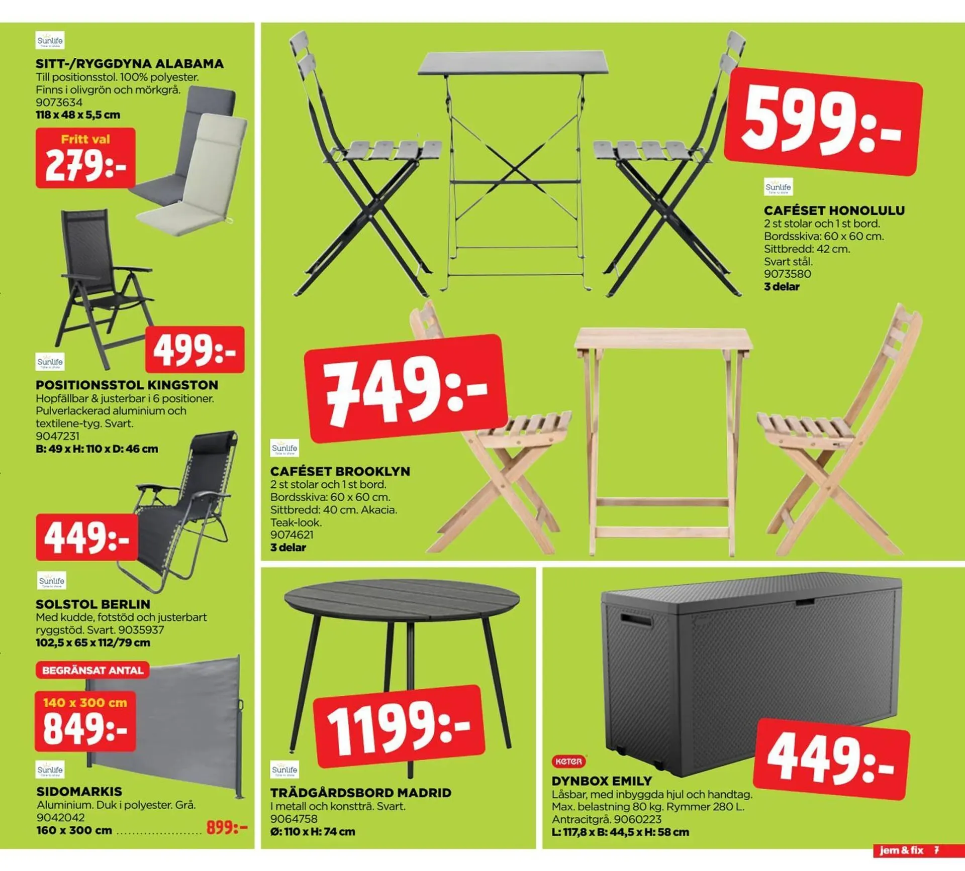 Jem&Fix reklamblad från 16 mars till 30 mars 2026 - Reklamblad sidor 7