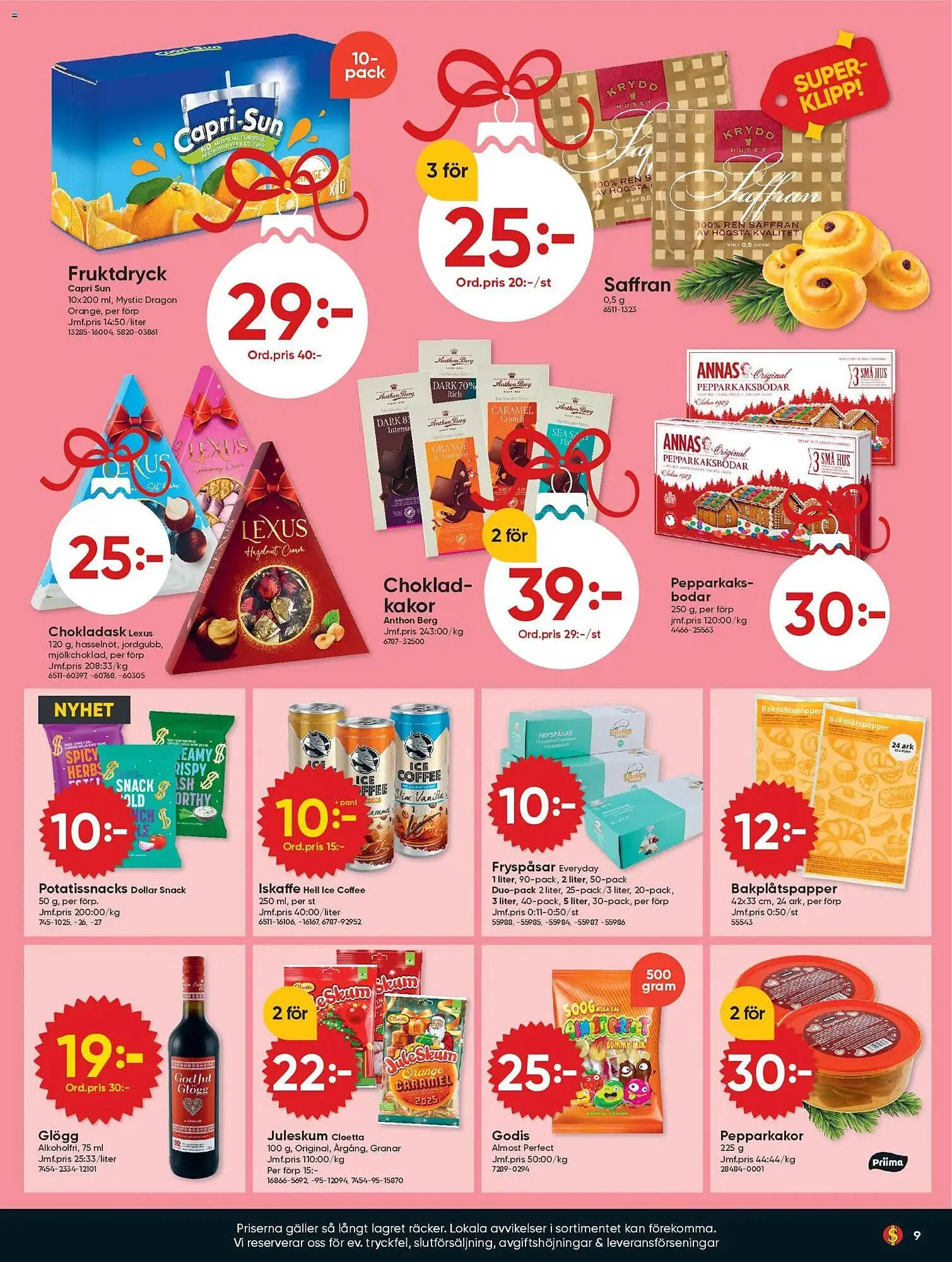 DollarStore annonsblad från 1 december till 7 december 2025 - Reklamblad sidor 9