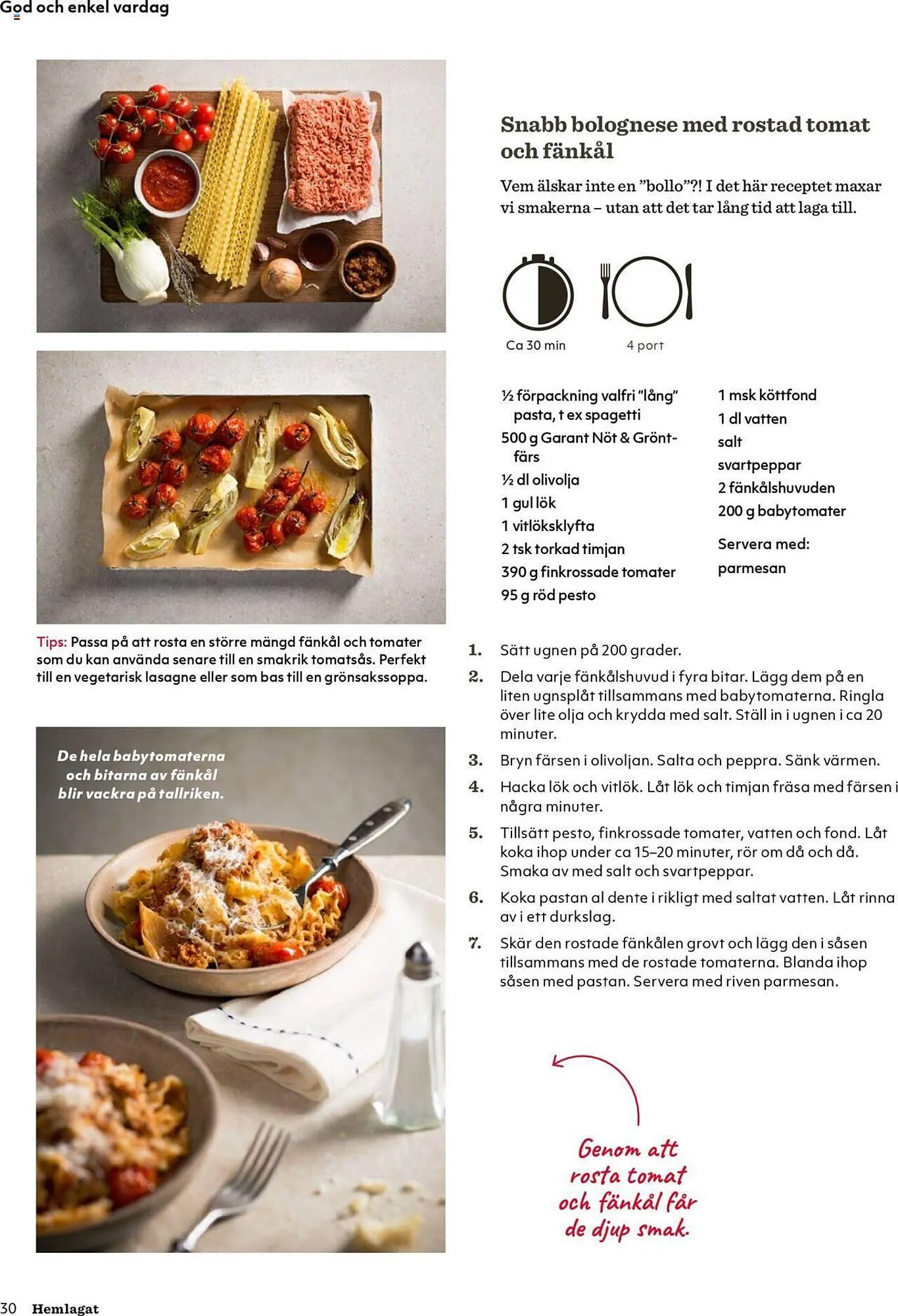 Hemköp reklamblad från 21 oktober till 31 december 2024 - Reklamblad sidor 30