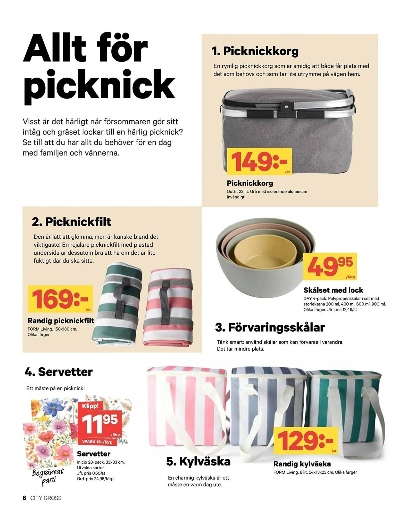 City Gross reklamblad från 22 april till 18 maj 2025 - Reklamblad sidor 8