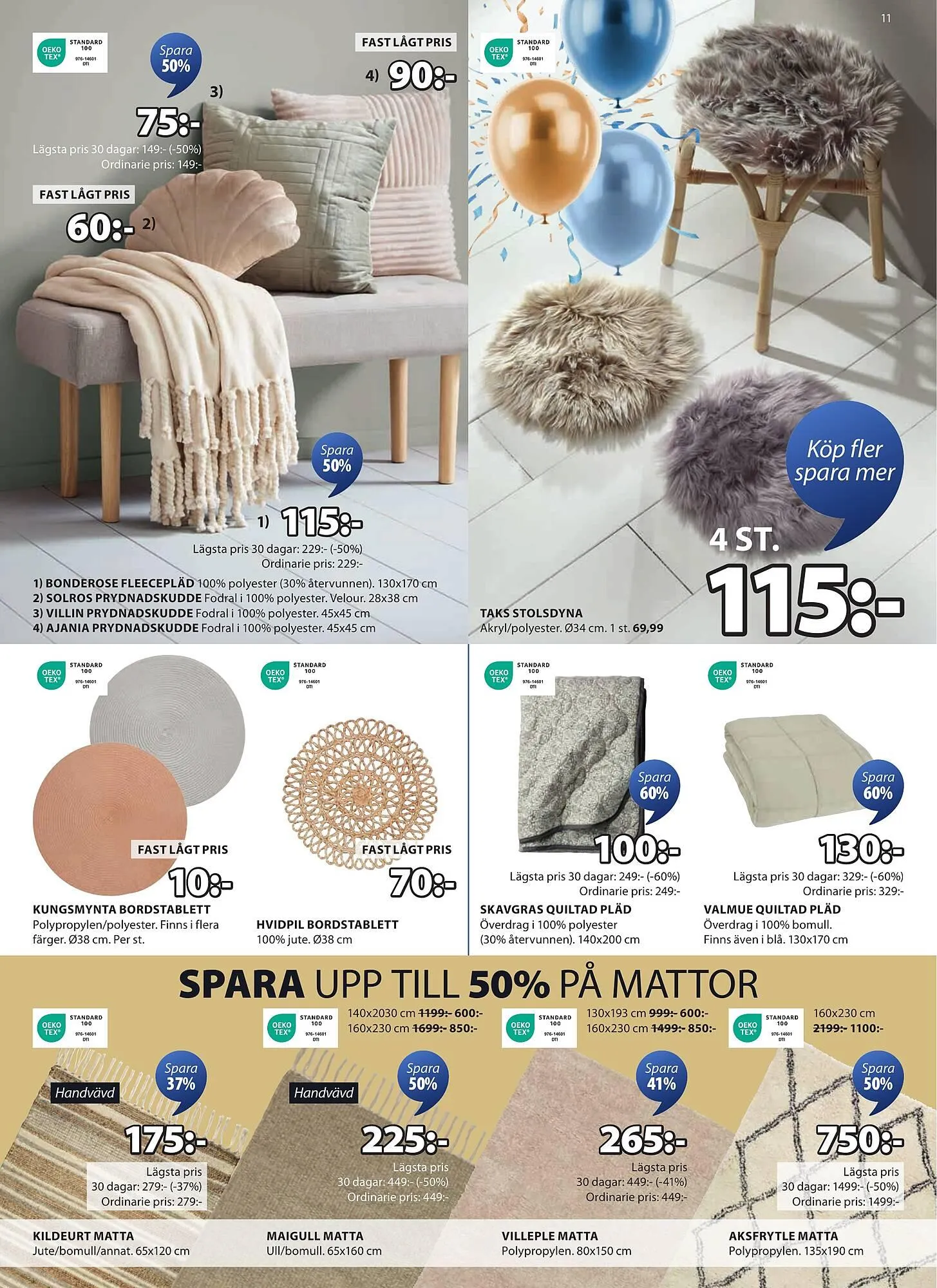 JYSK reklamblad från 31 mars till 13 april 2025 - Reklamblad sidor 11